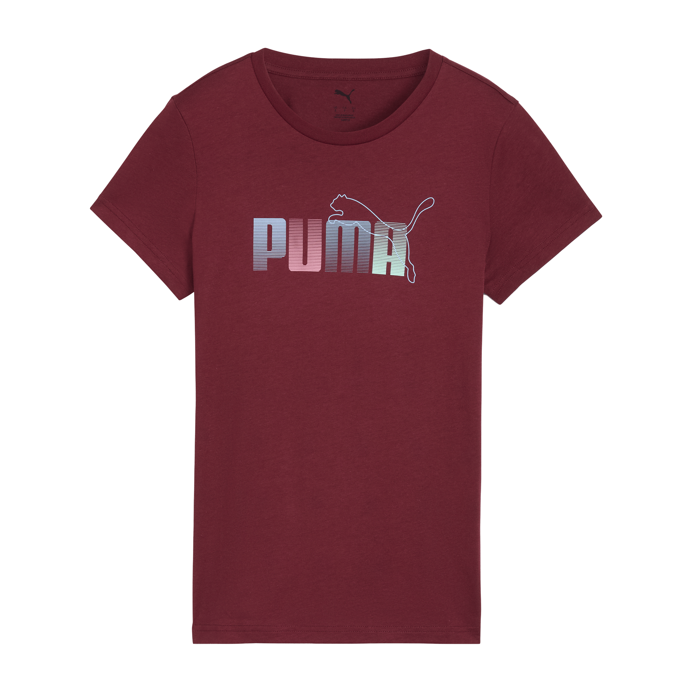 Womens Puma Graphic Stacked Graphic Tee