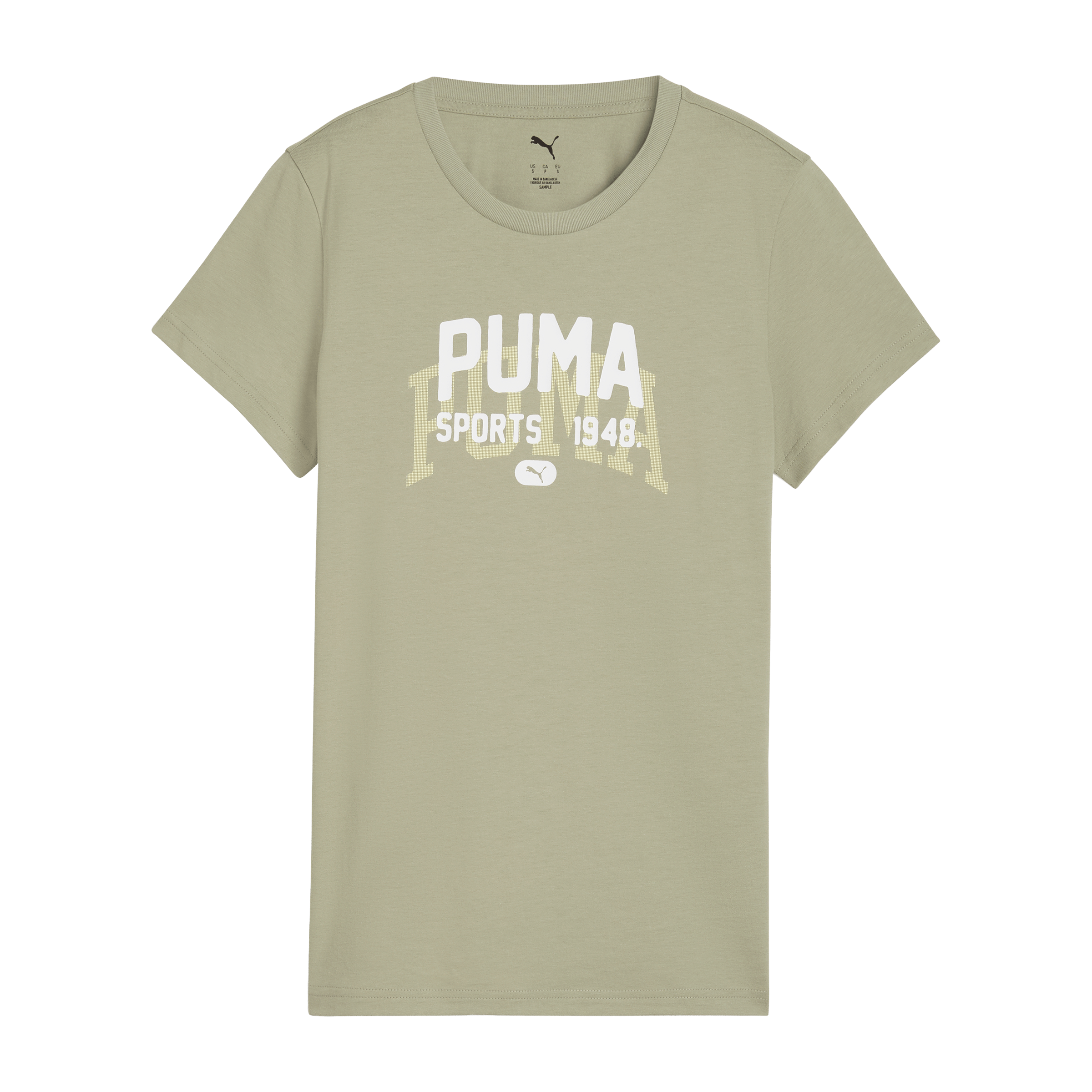 Womens Puma Graphic Varsity Tee
