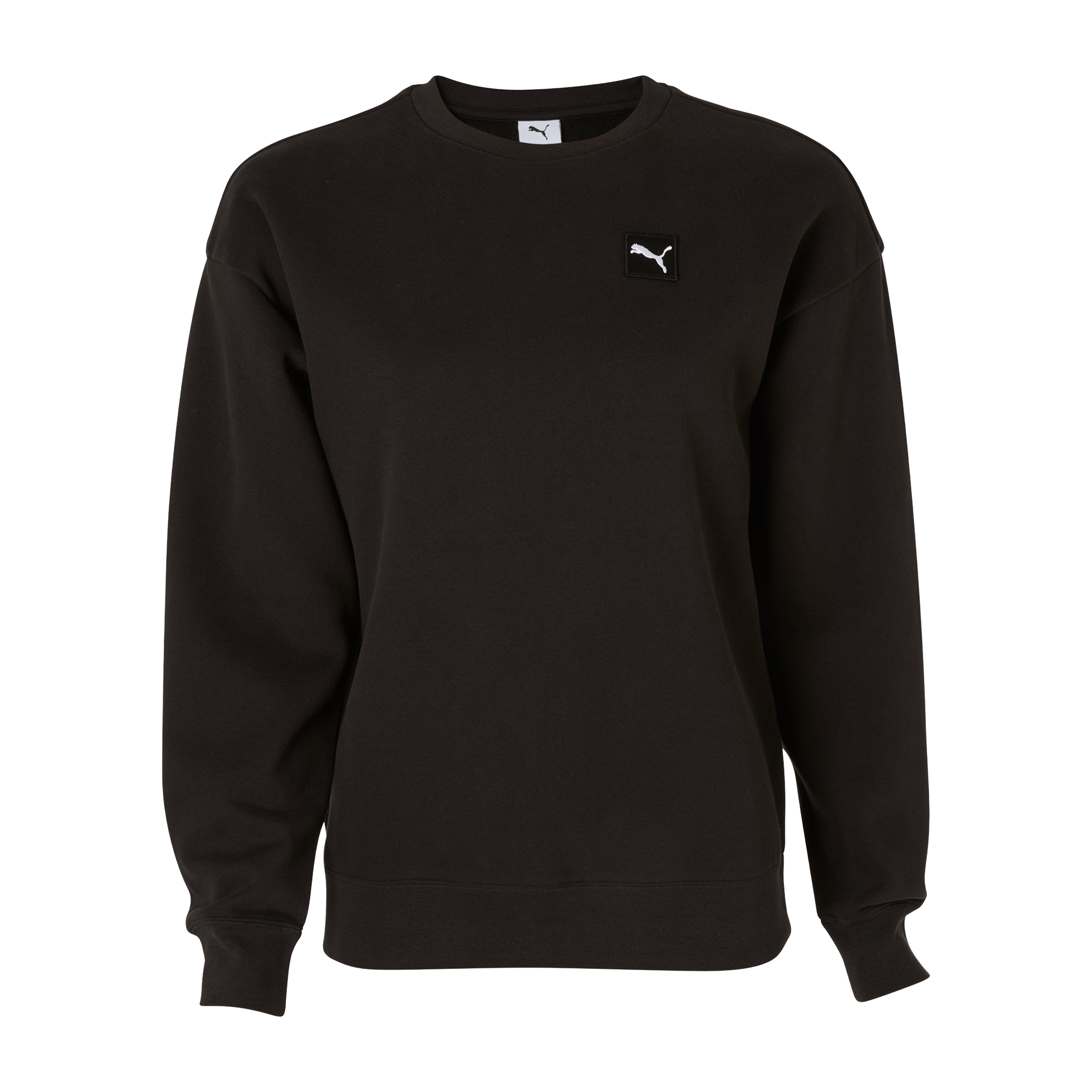 Womens Puma Essentials (Elevated Badge) Crew Sweatshirt