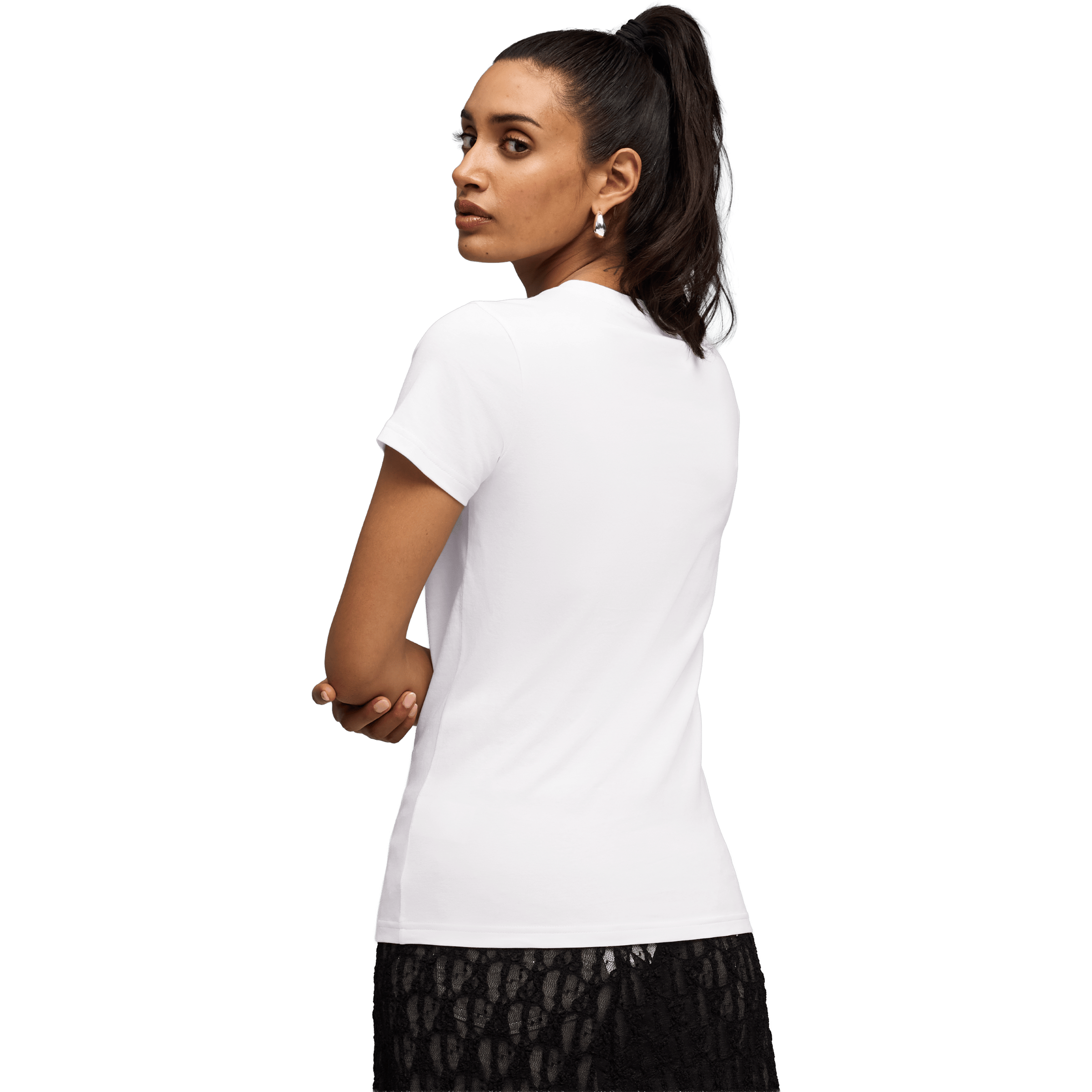 Womens Puma Essentials Script Tee
