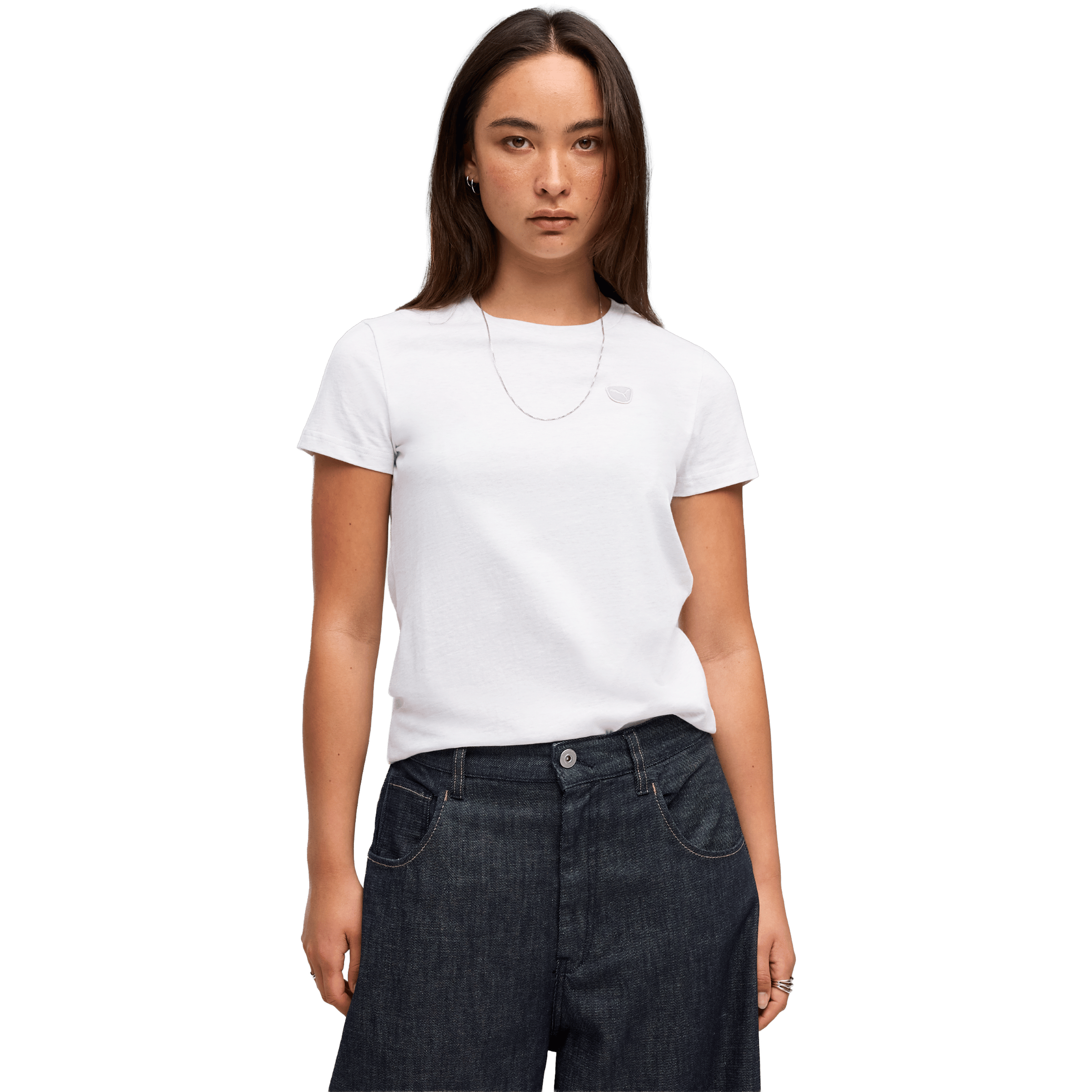 Womens Puma Essentials Elevated Tee