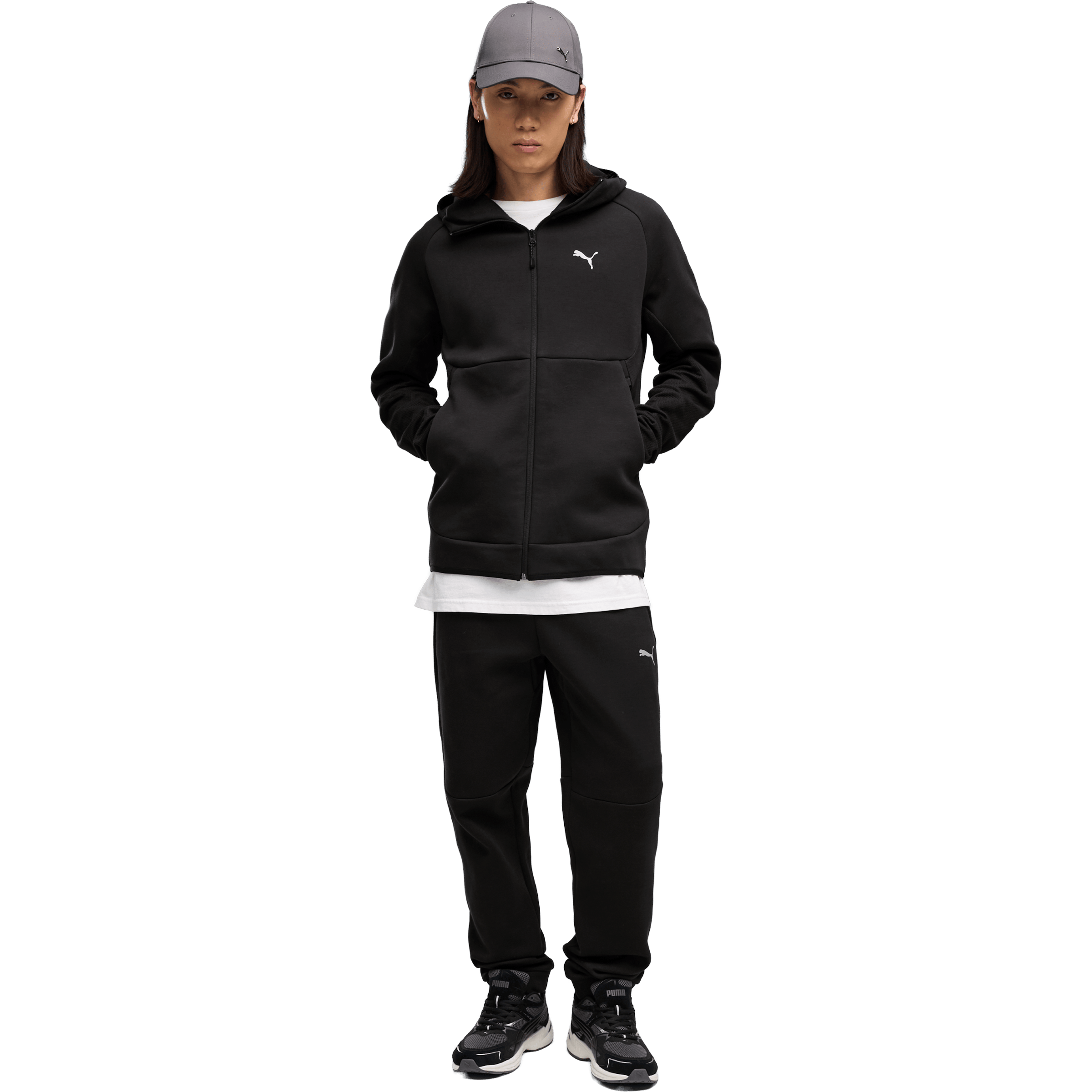 Mens Puma PUMATECH Elevated Full Zip Hoodie
