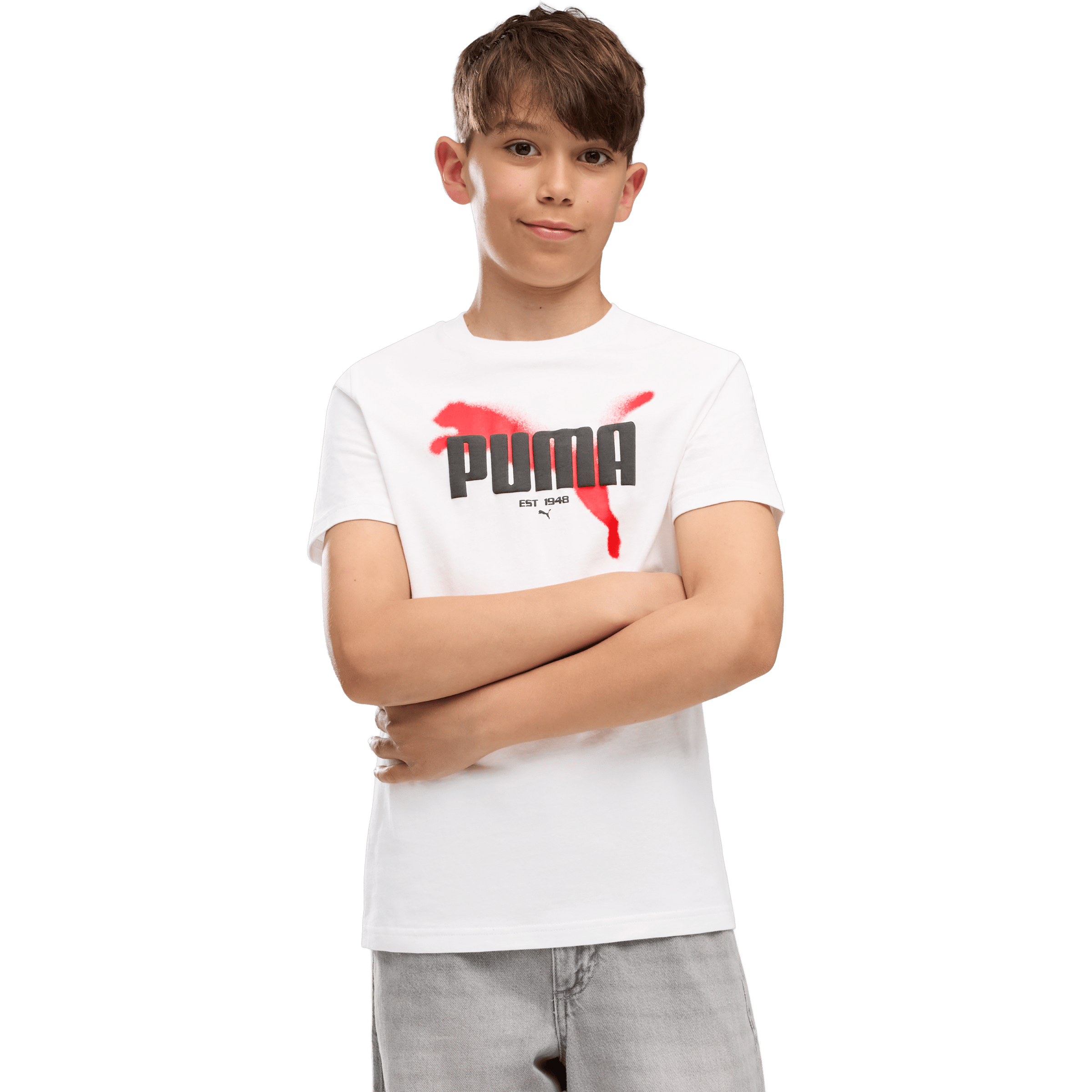 Kids Puma Graphic Logo Tee