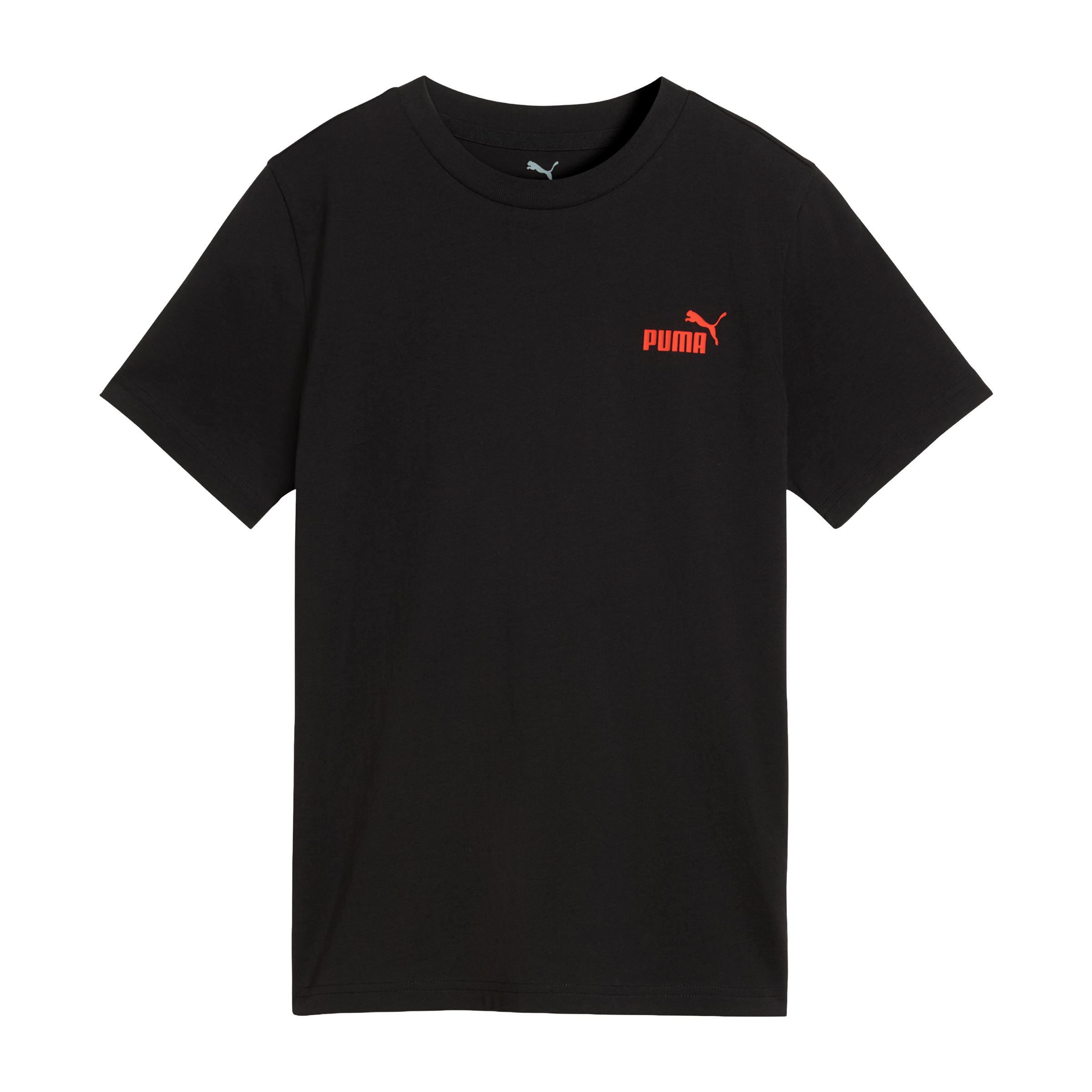 Kids Puma Essentials Logo Lab Brand Back Graphic Tee