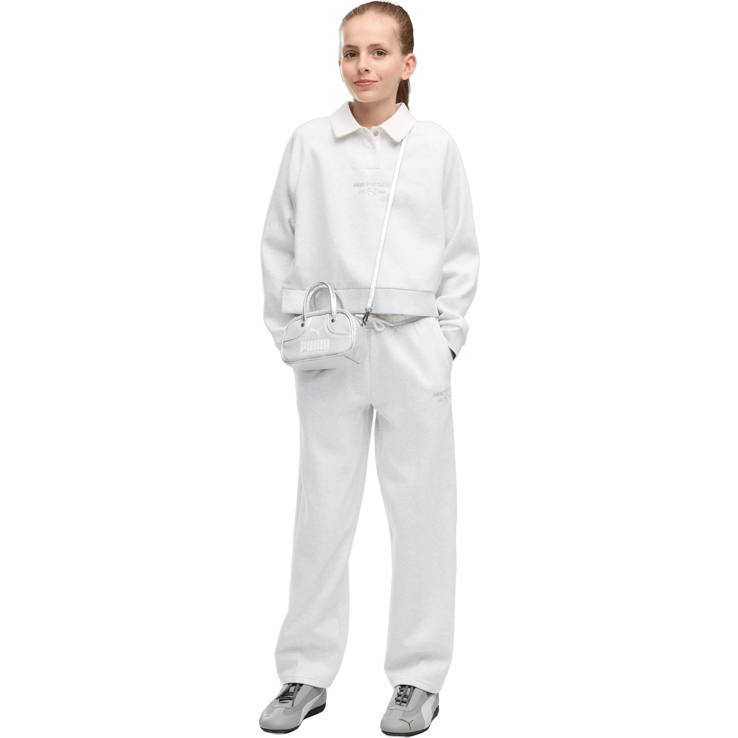 Kids Puma Class Relaxed Fleece Polo Shirt
