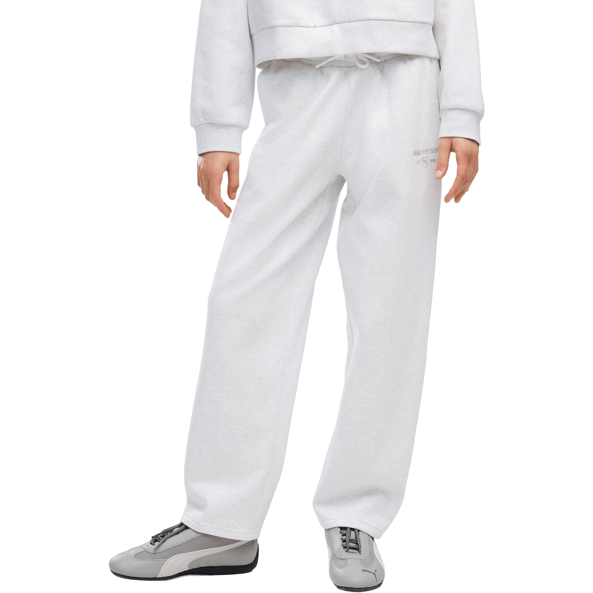 Kids Puma Class Straight Leg Fleece Pants