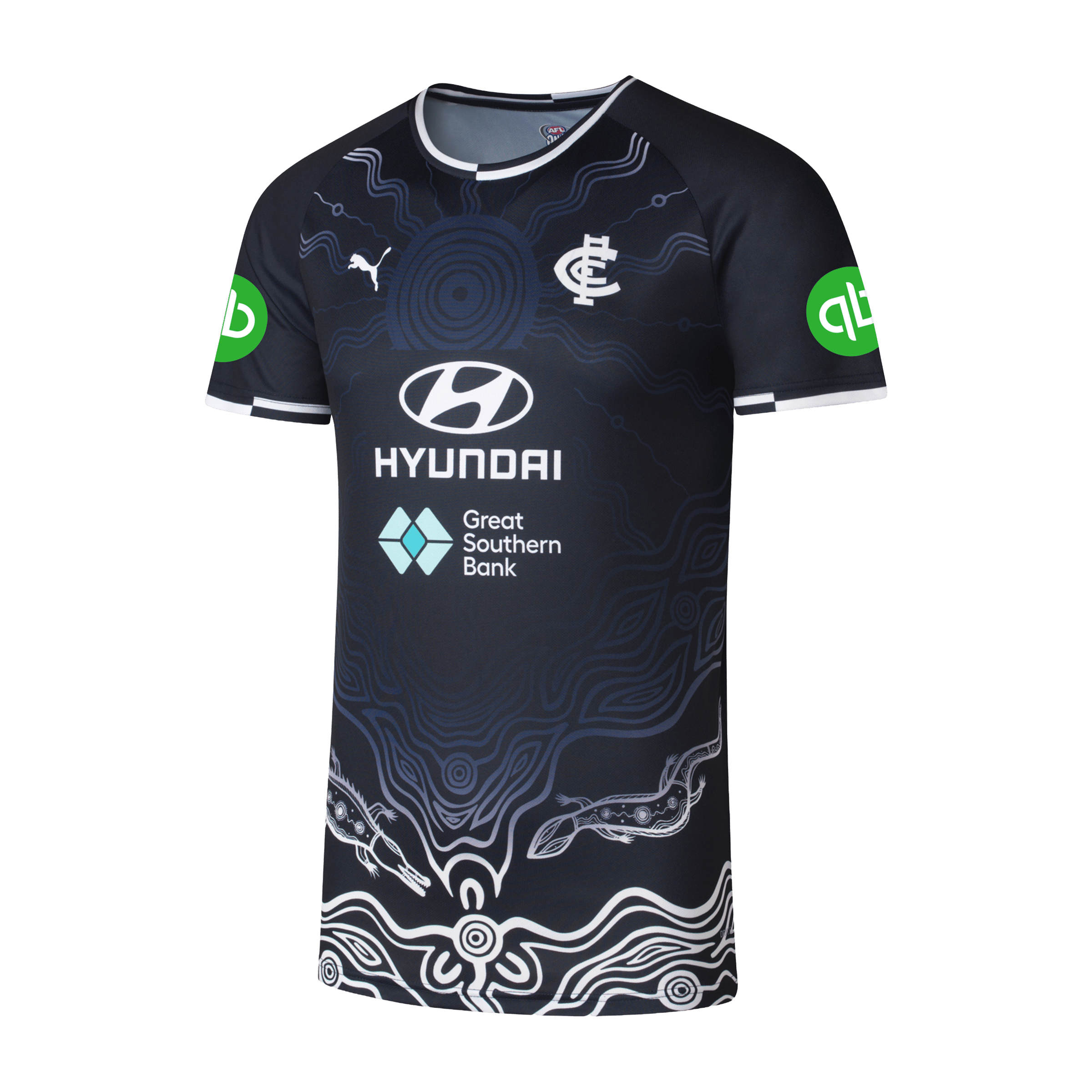 Mens Puma AFL Carlton Blues 2025 Authentic Training Tee