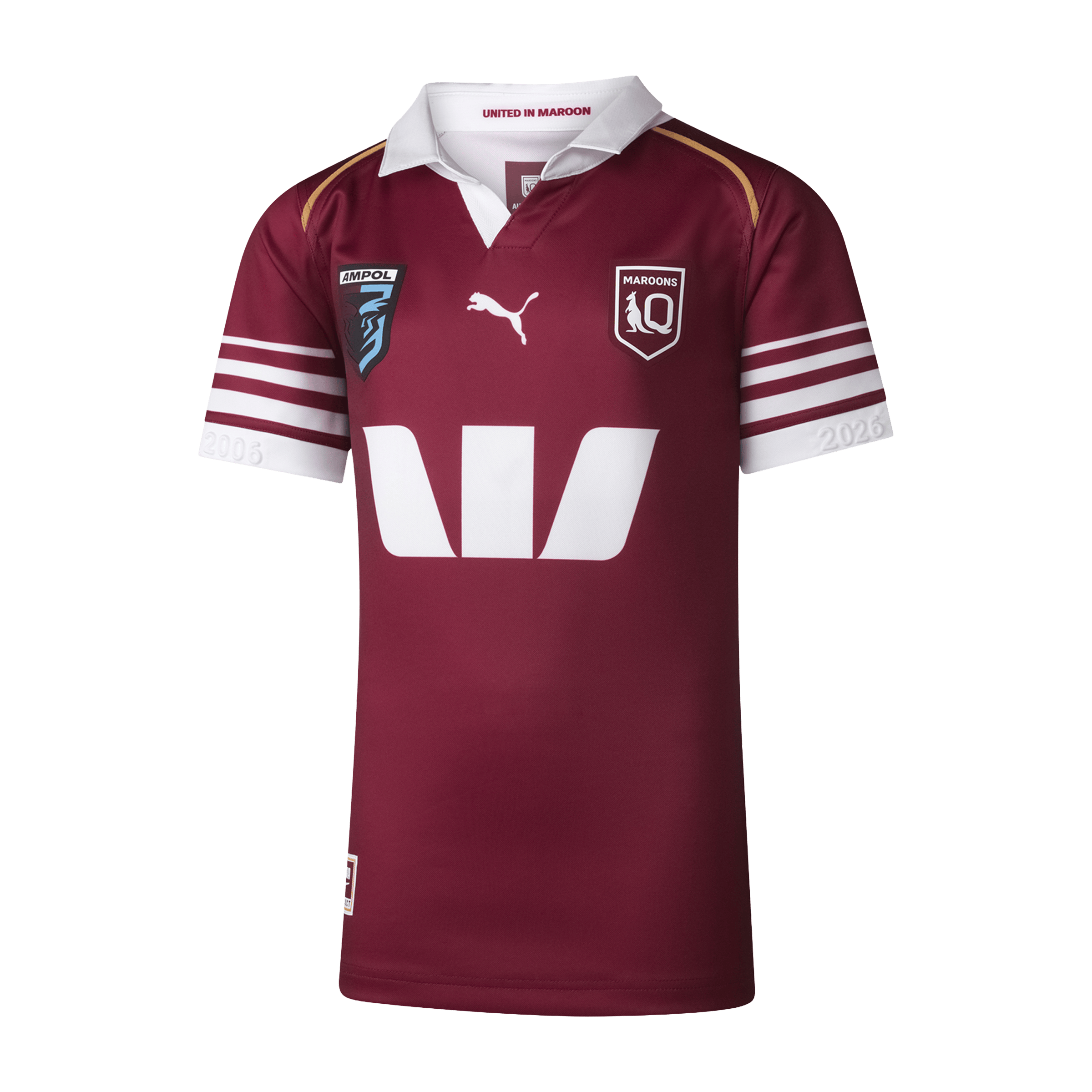 Kids Puma QLD Maroons 26' State of Origin Jersey