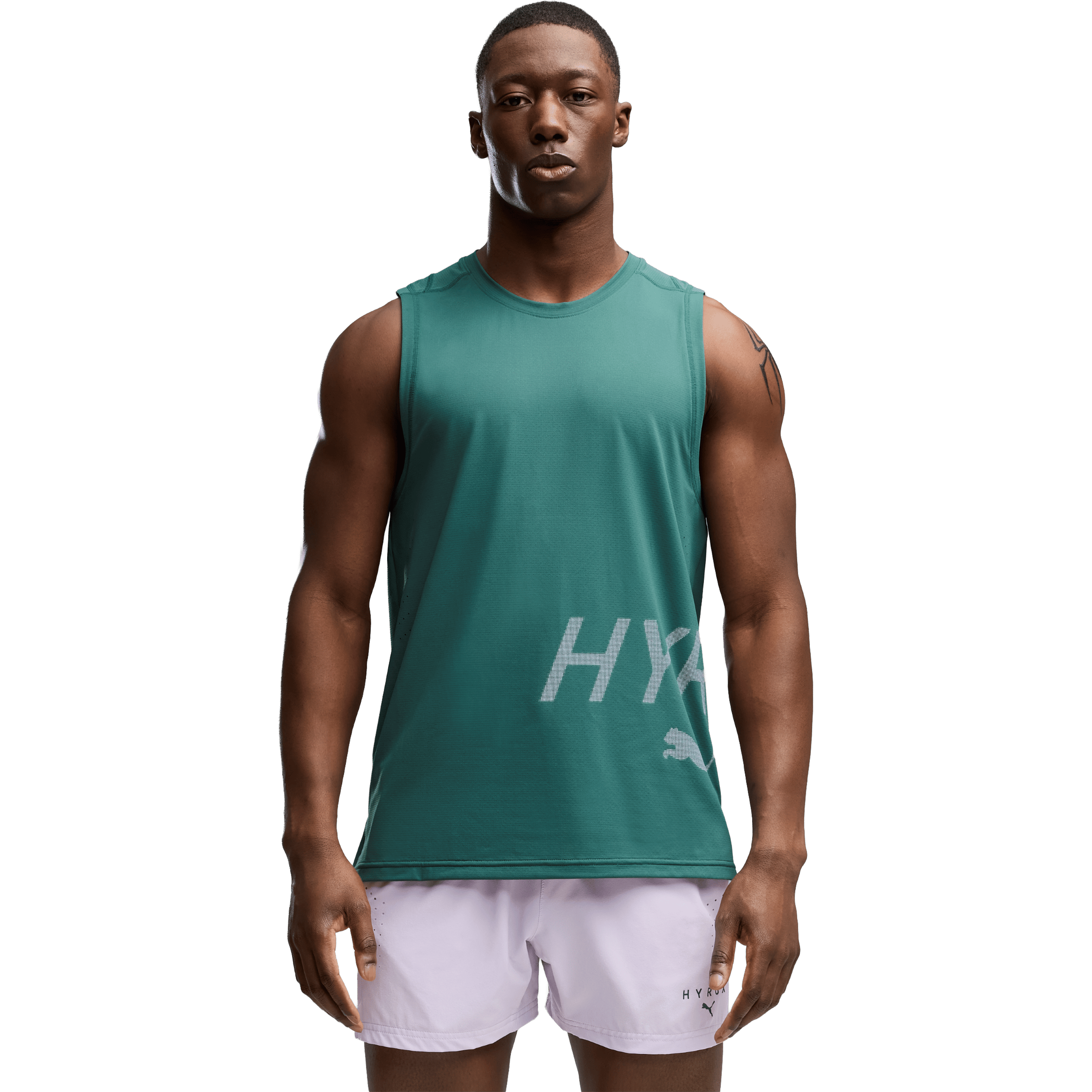Mens Hyrox PWRMDOE Training Singlet Herb Garden | Sports Direct