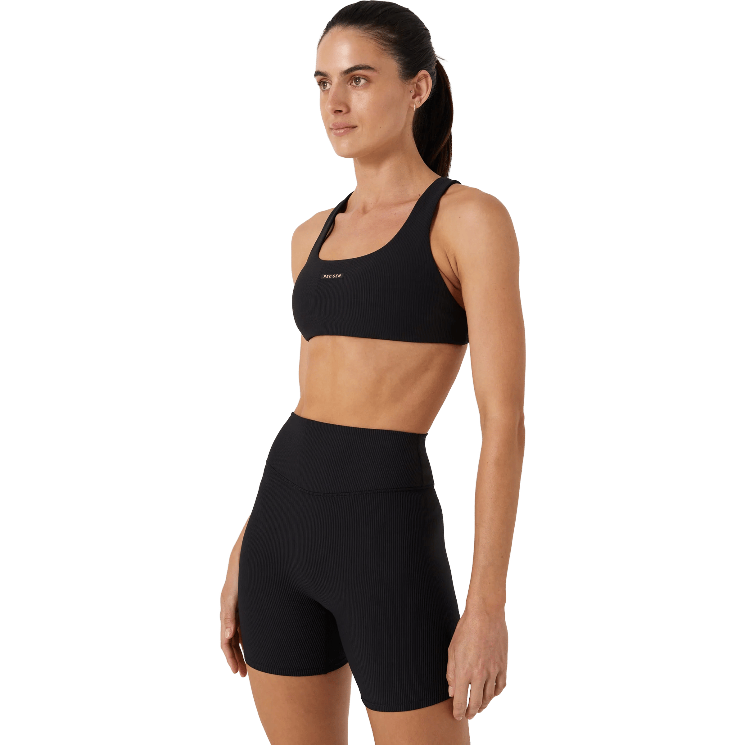 Rec Gen RIBform Merge Crop Sports Bra