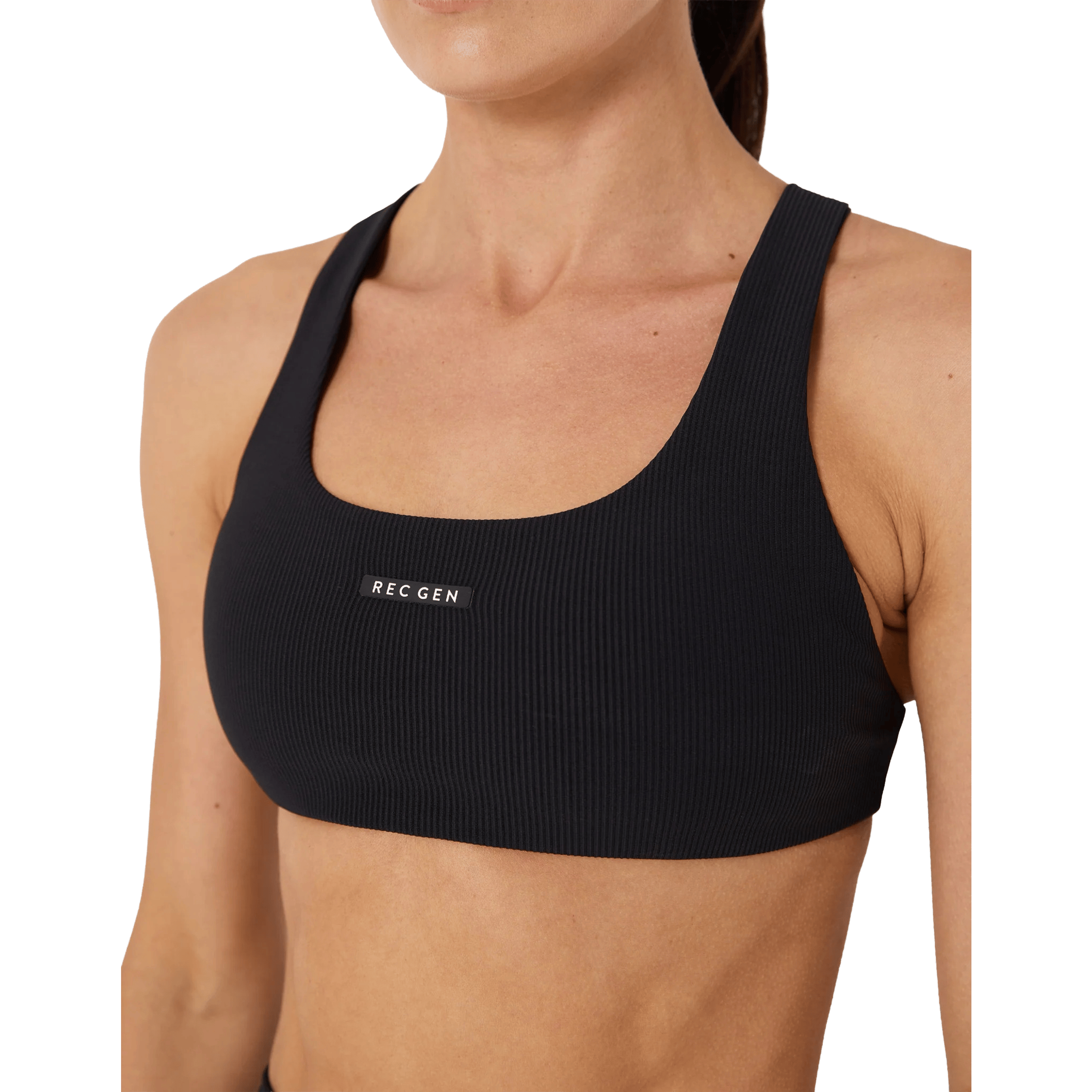 Rec Gen RIBform Merge Crop Sports Bra