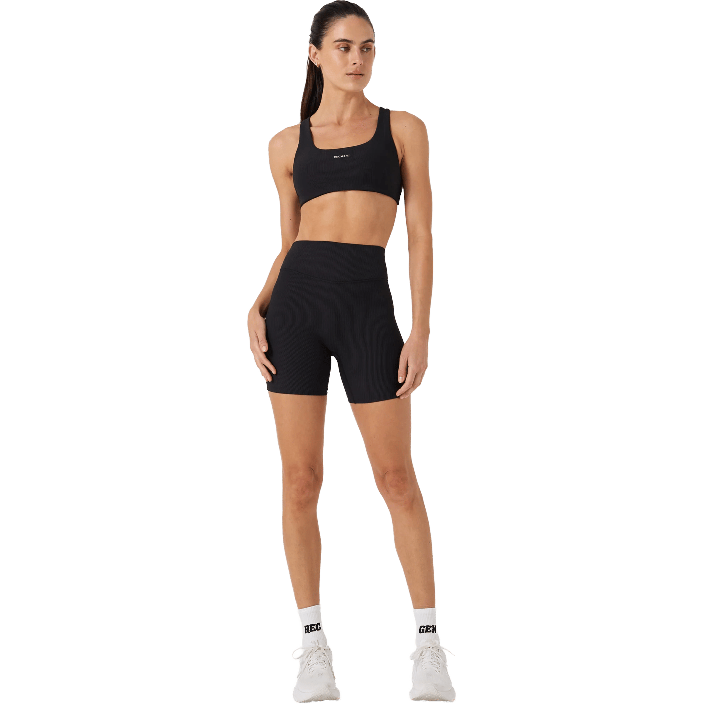 Rec Gen RIBform Merge Crop Sports Bra