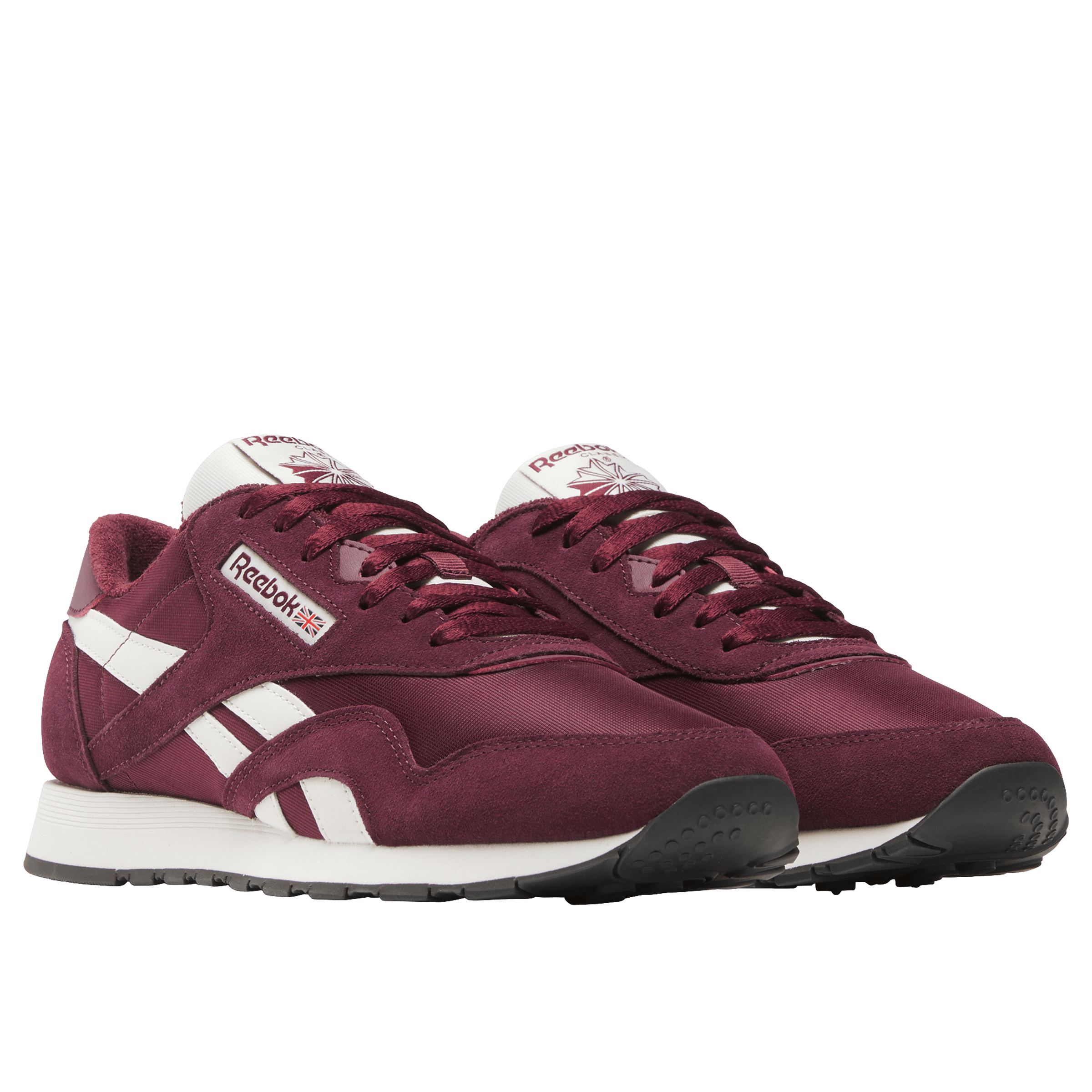 Mens Reebok Classic Nylon Trainers Shoes