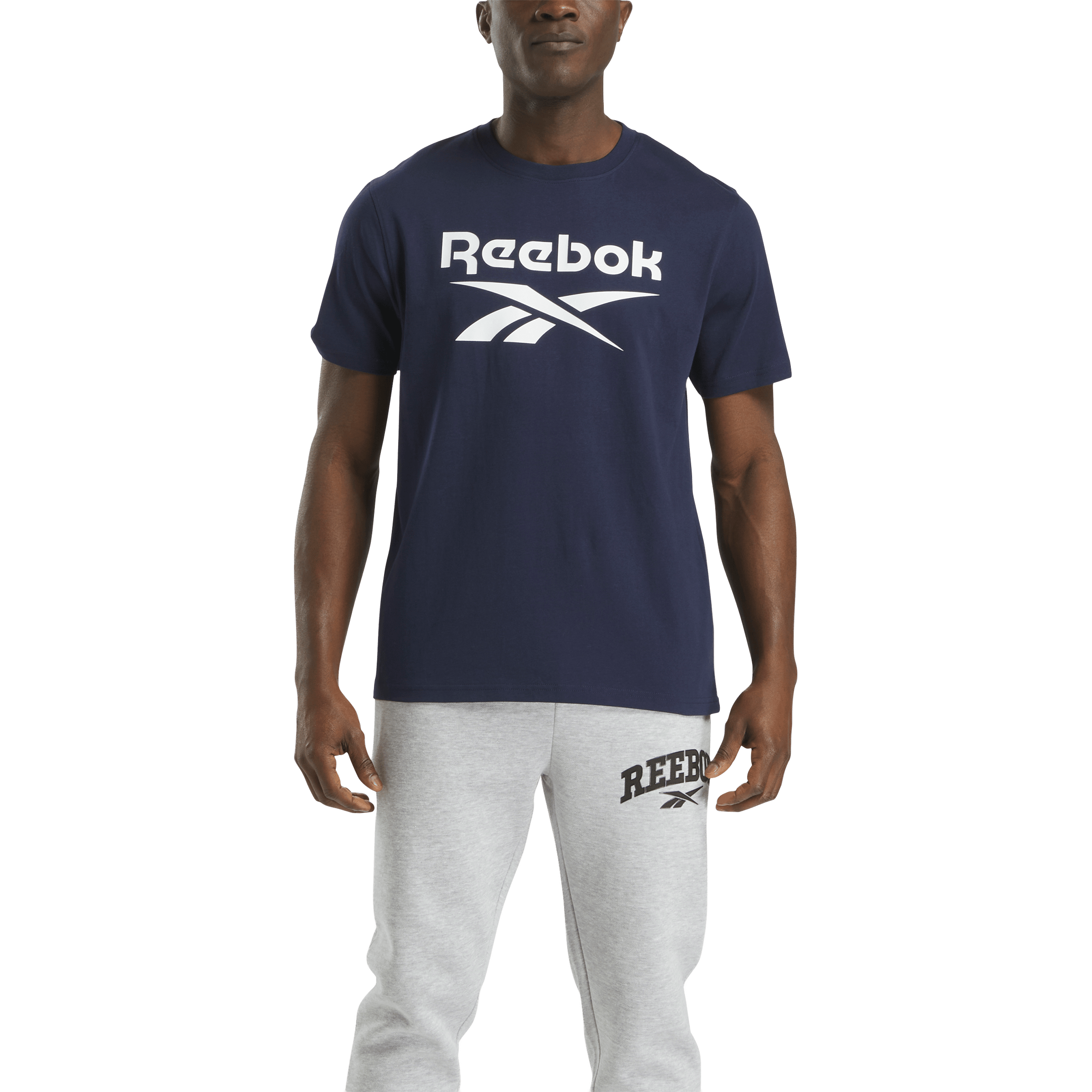 Mens Reebok Chad Big Logo Crew Neck Tee