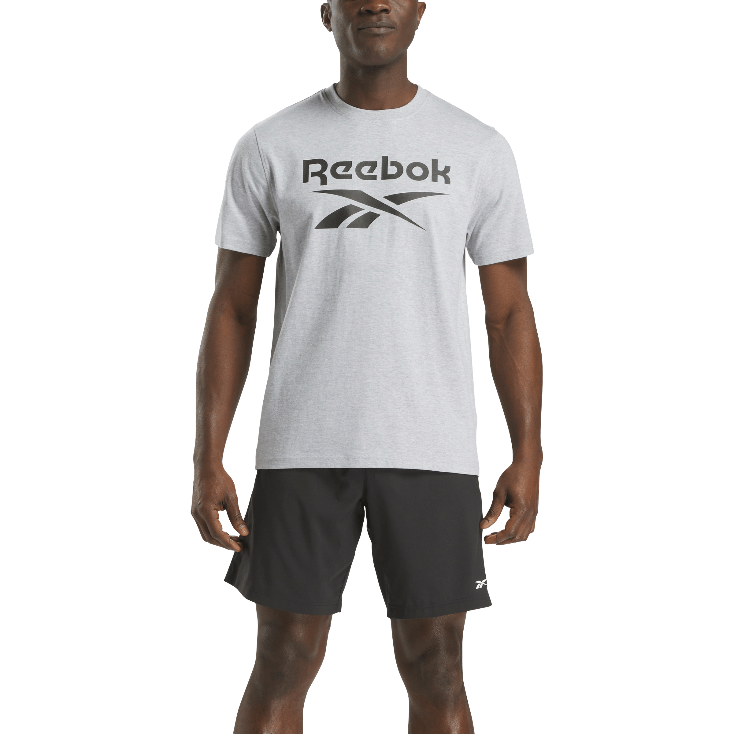 Mens Reebok Chad Big Logo Crew Neck Tee