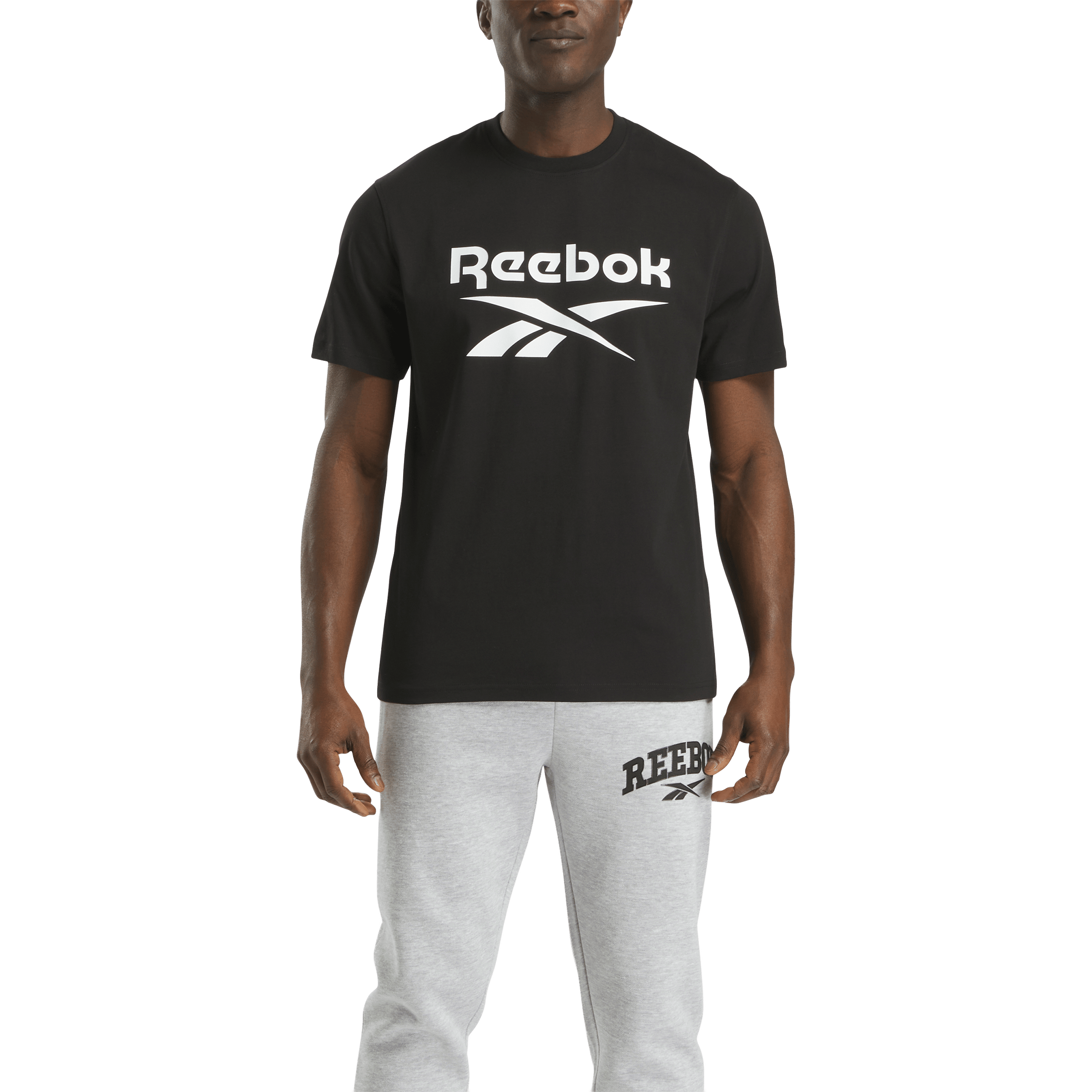 Mens Reebok Chad Big Logo Crew Neck Tee