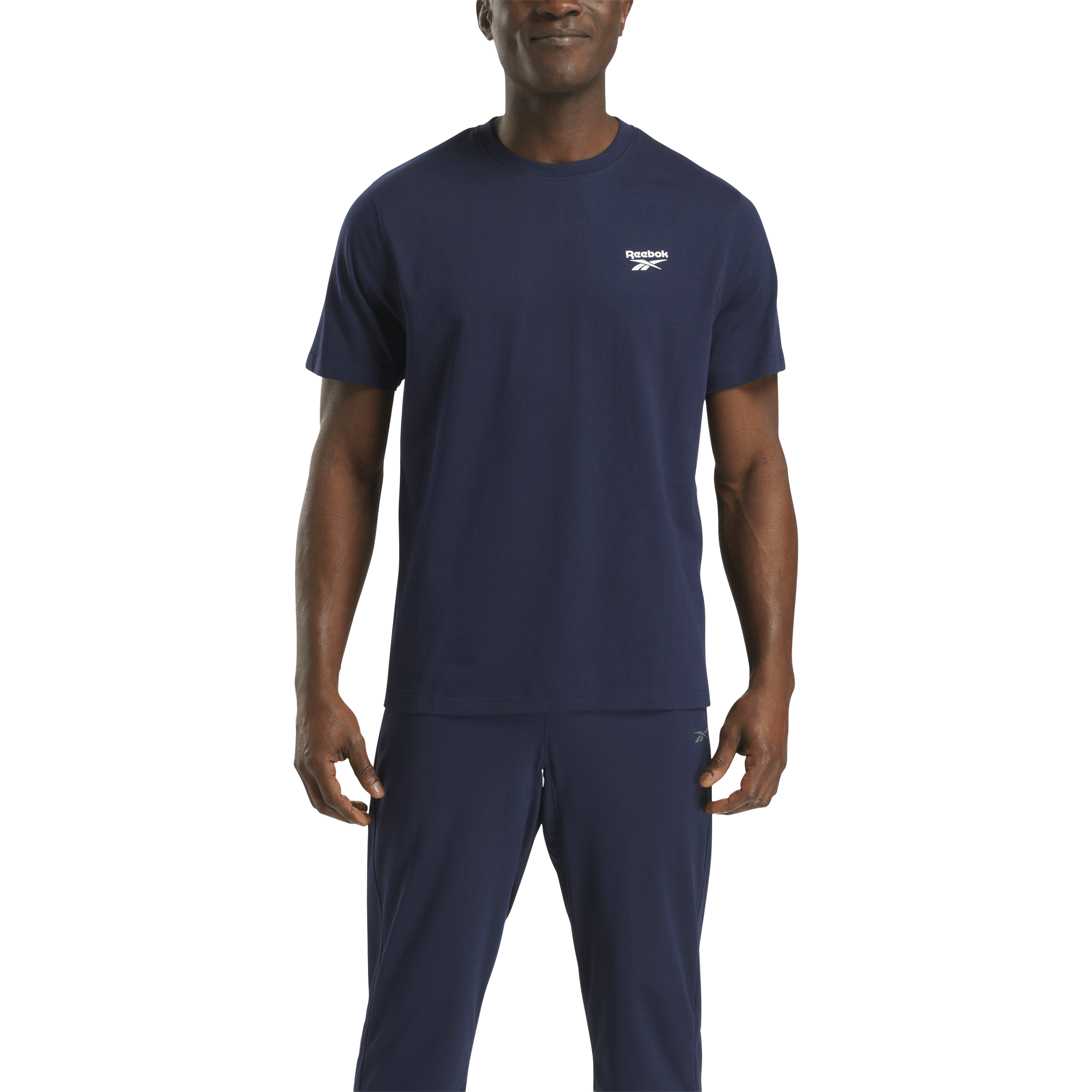 Mens Reebok Small Logo Crew Nec Tee