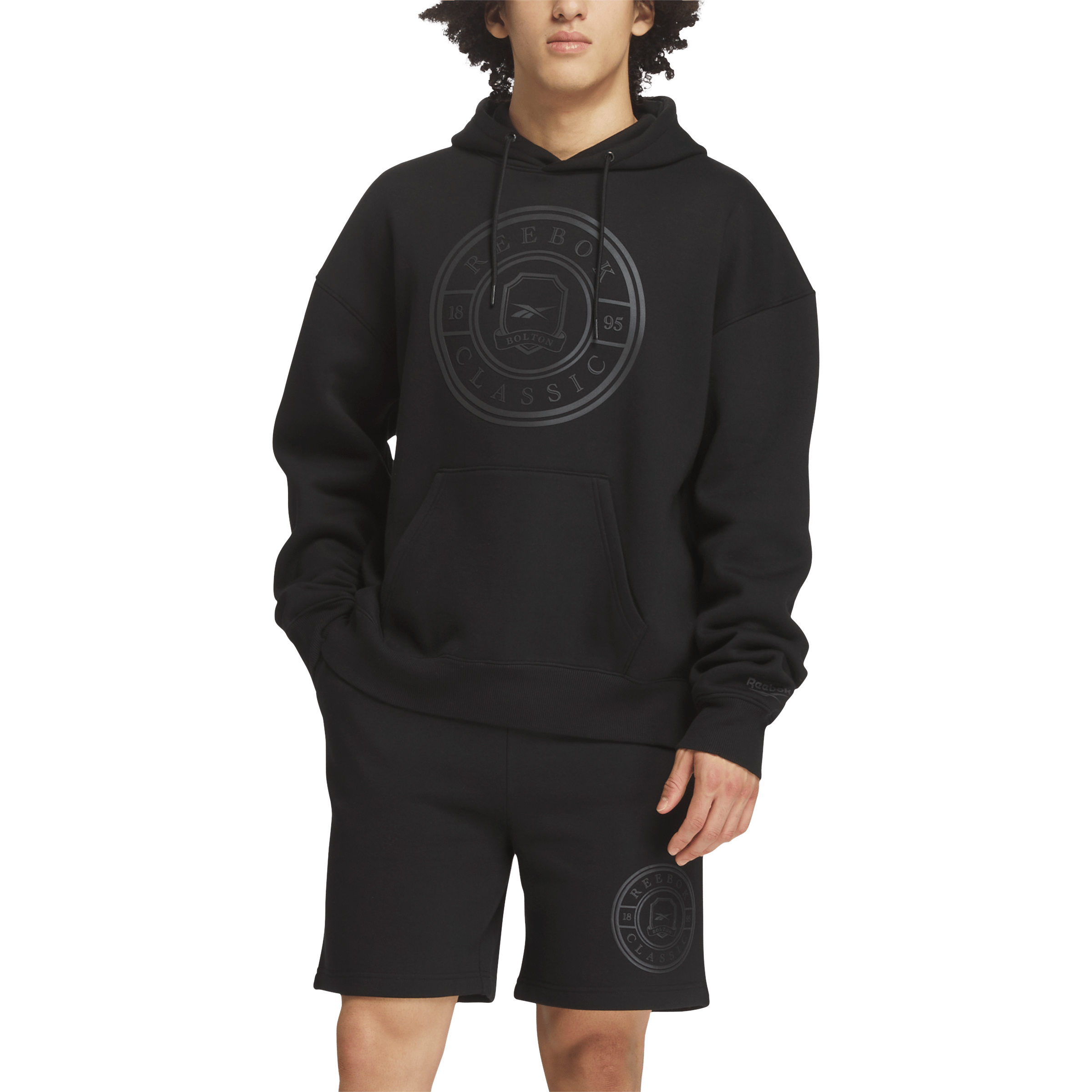 Mens Reebok Crest Hoodie