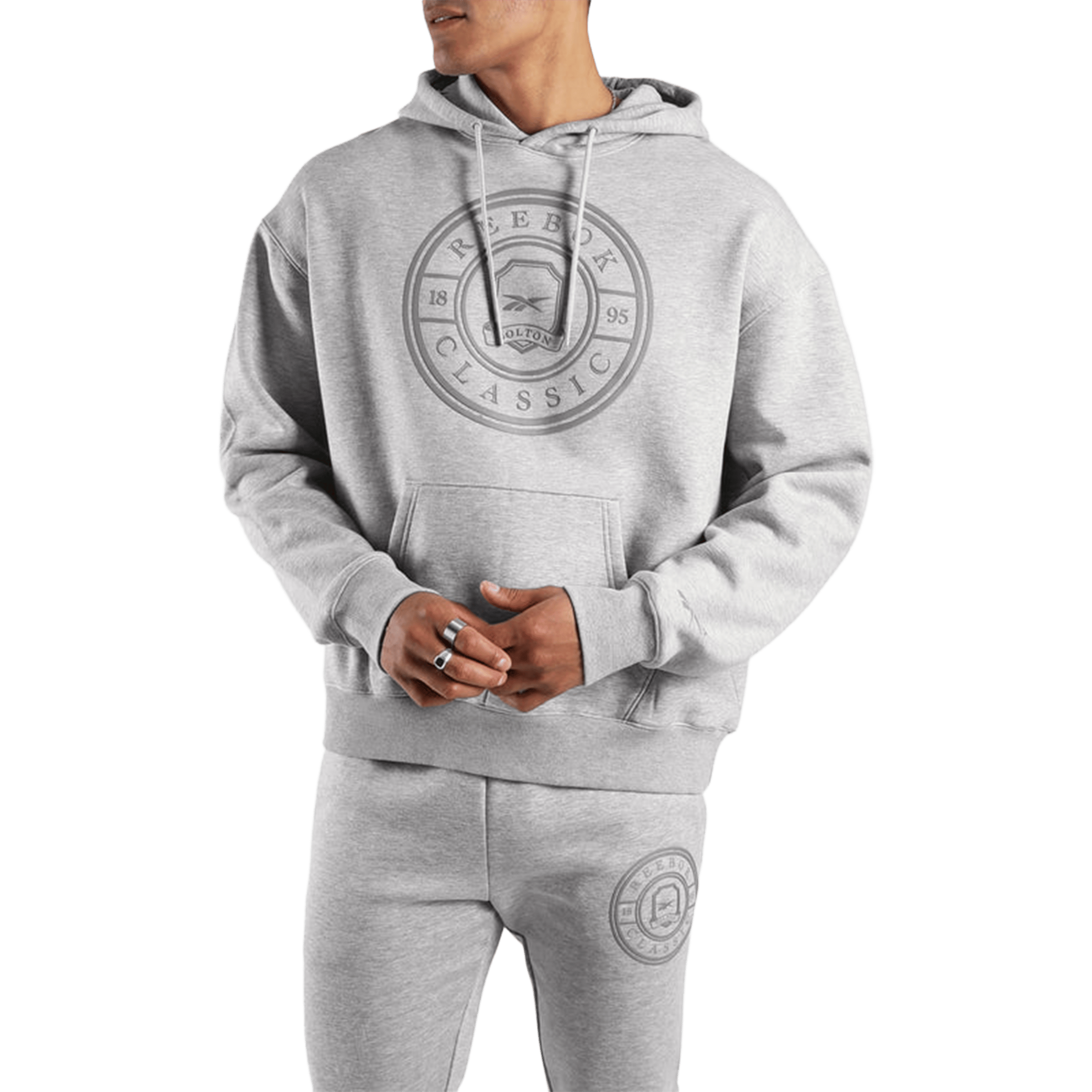 Mens Reebok Crest Hoodie