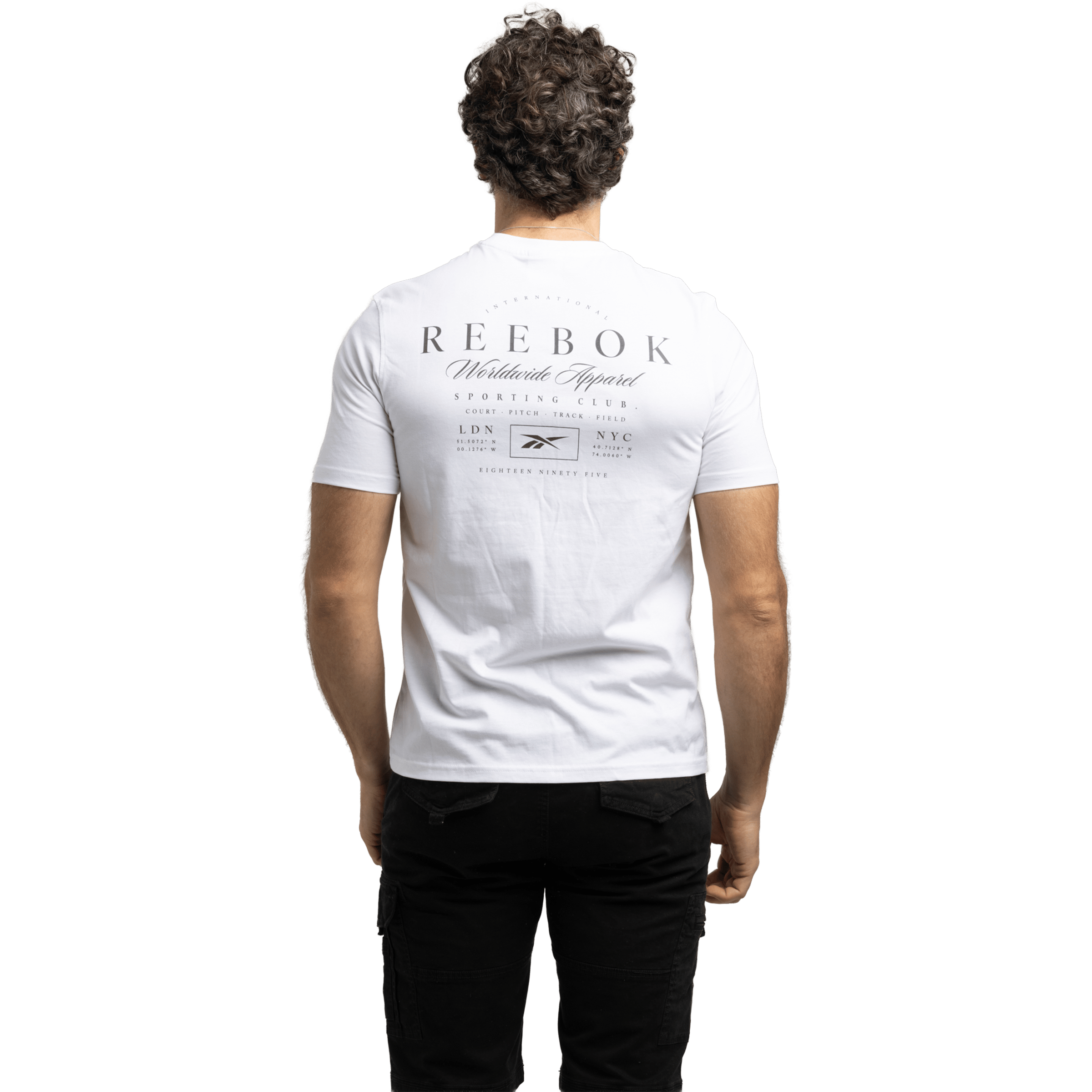 Mens Reebok Worldwide Graphic Tee