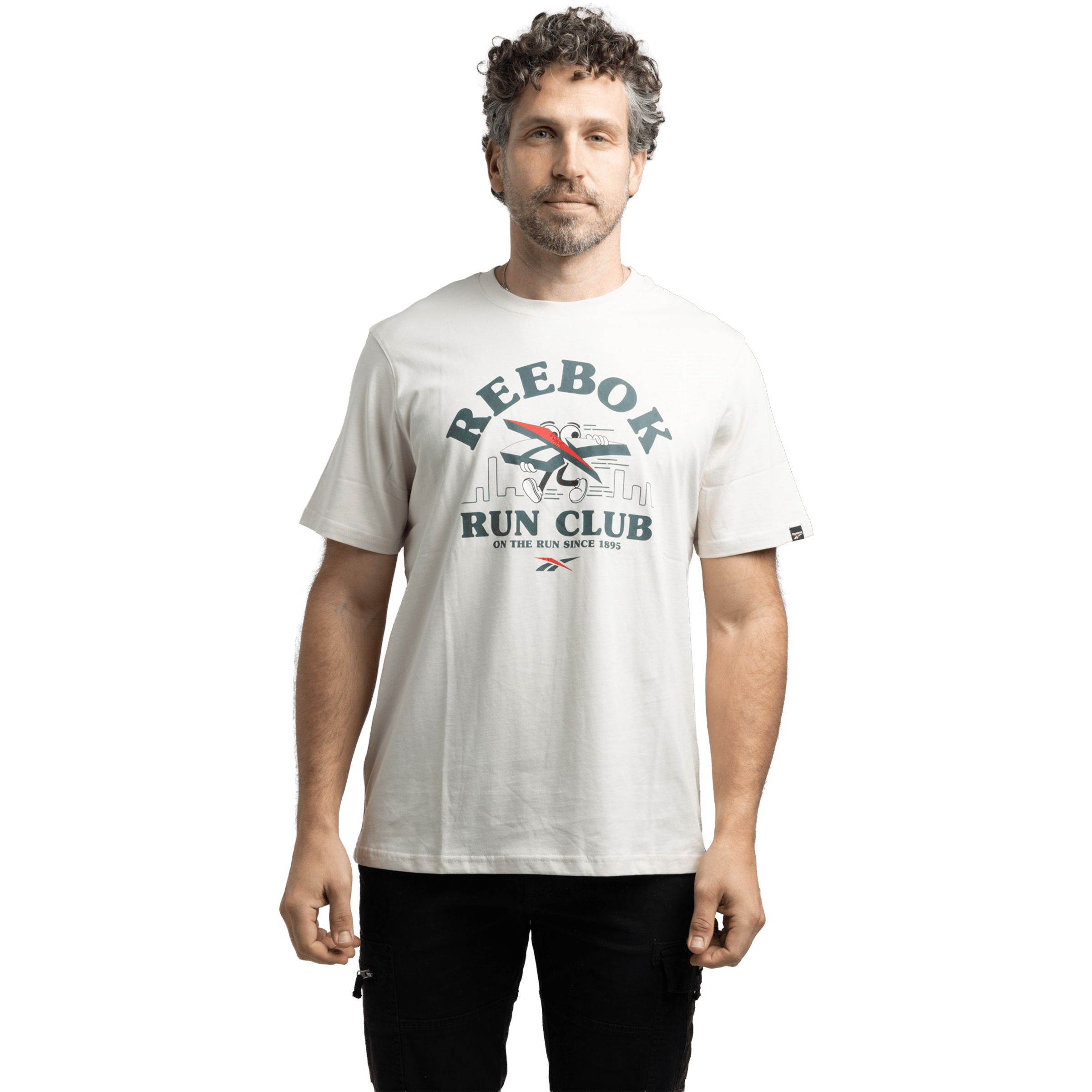 Mens Reebok Runner Graphic Tee
