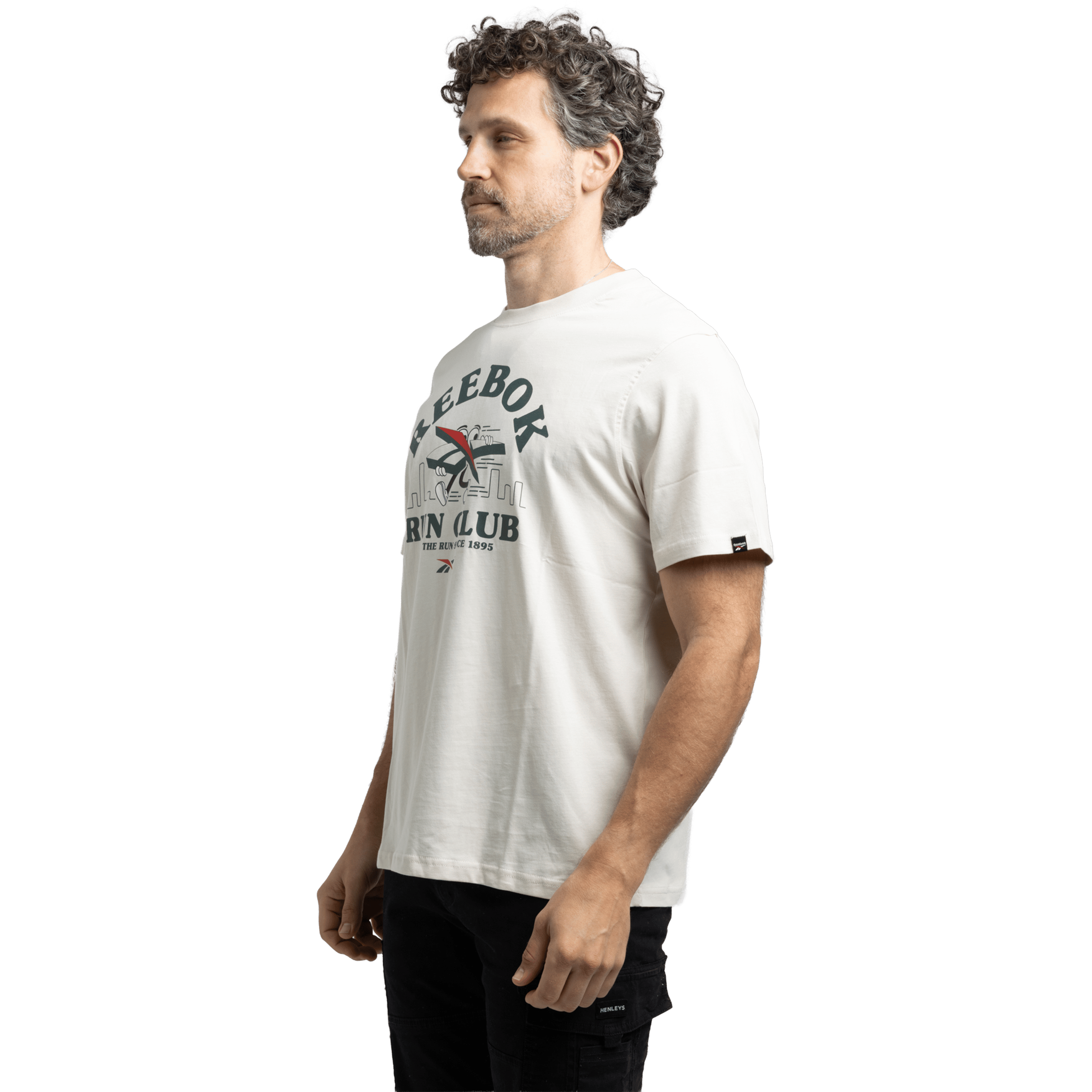 Mens Reebok Runner Graphic Tee