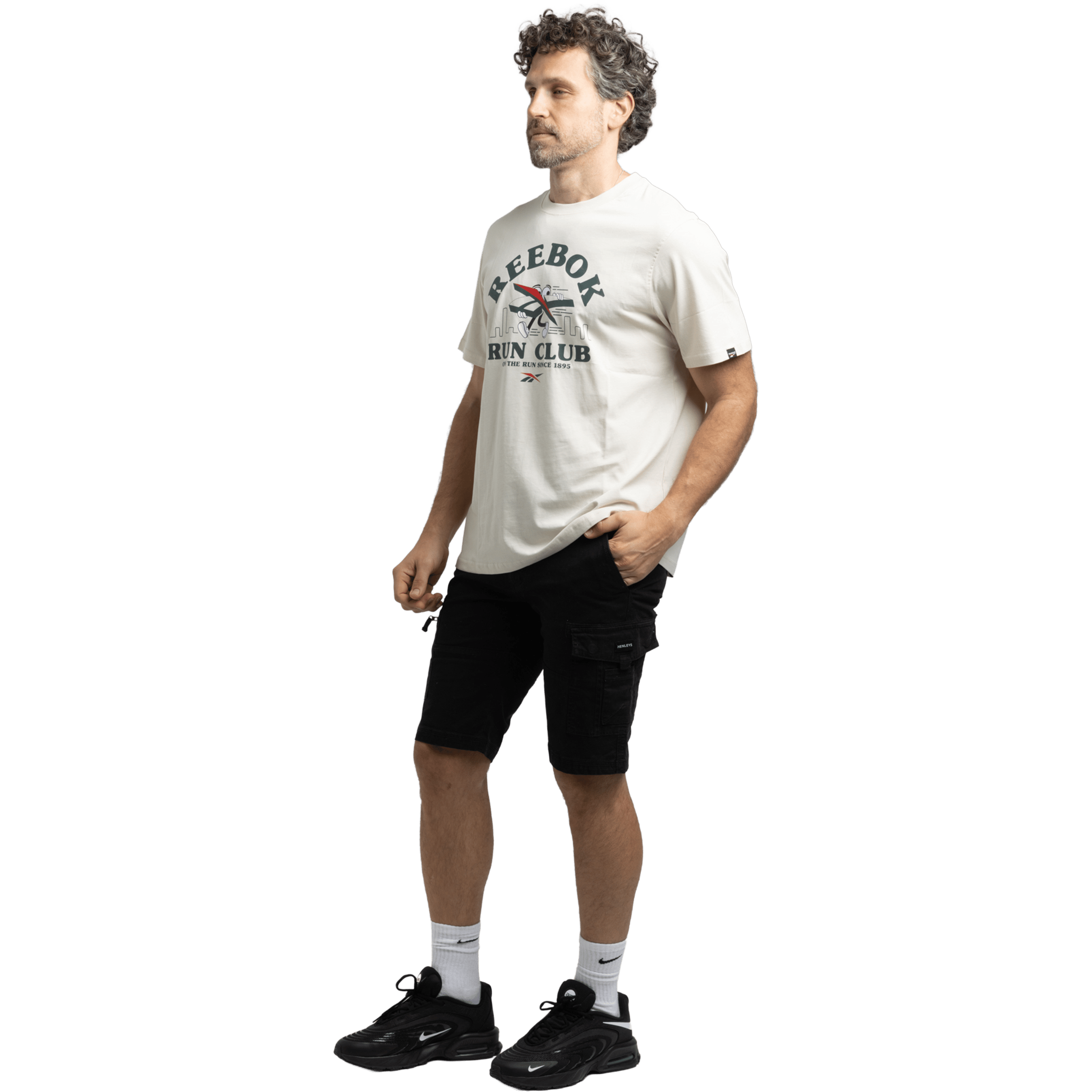 Mens Reebok Runner Graphic Tee