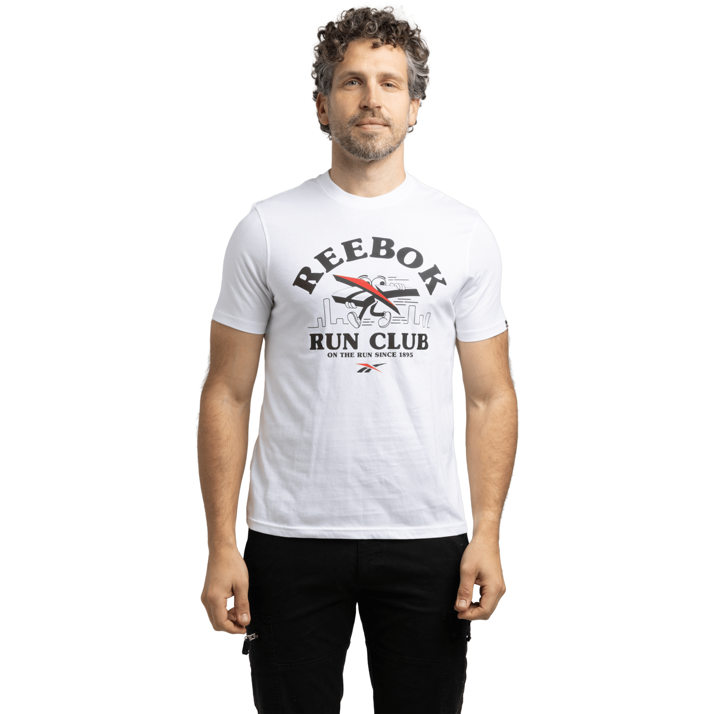 Mens Reebok Runner Graphic Tee