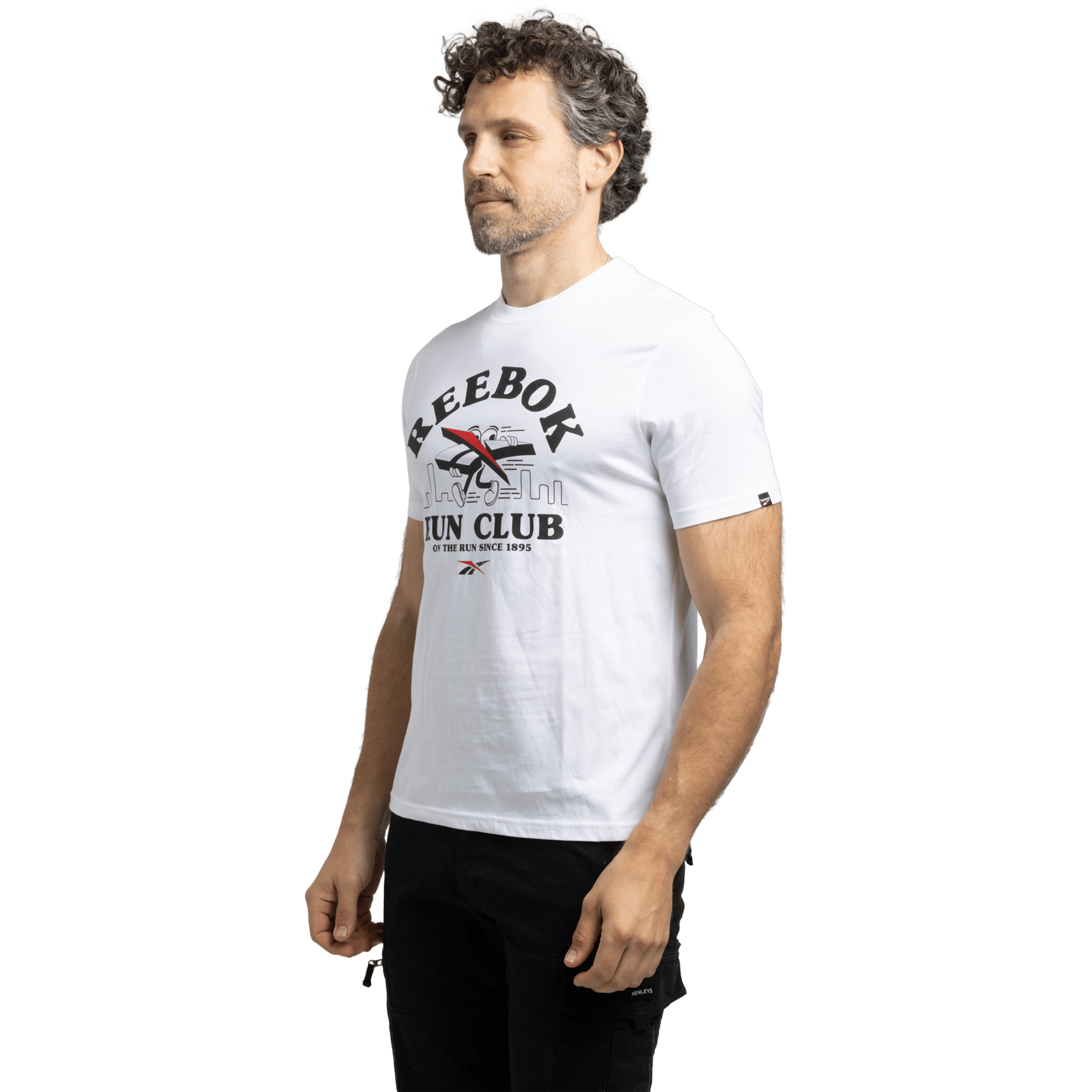 Mens Reebok Runner Graphic Tee