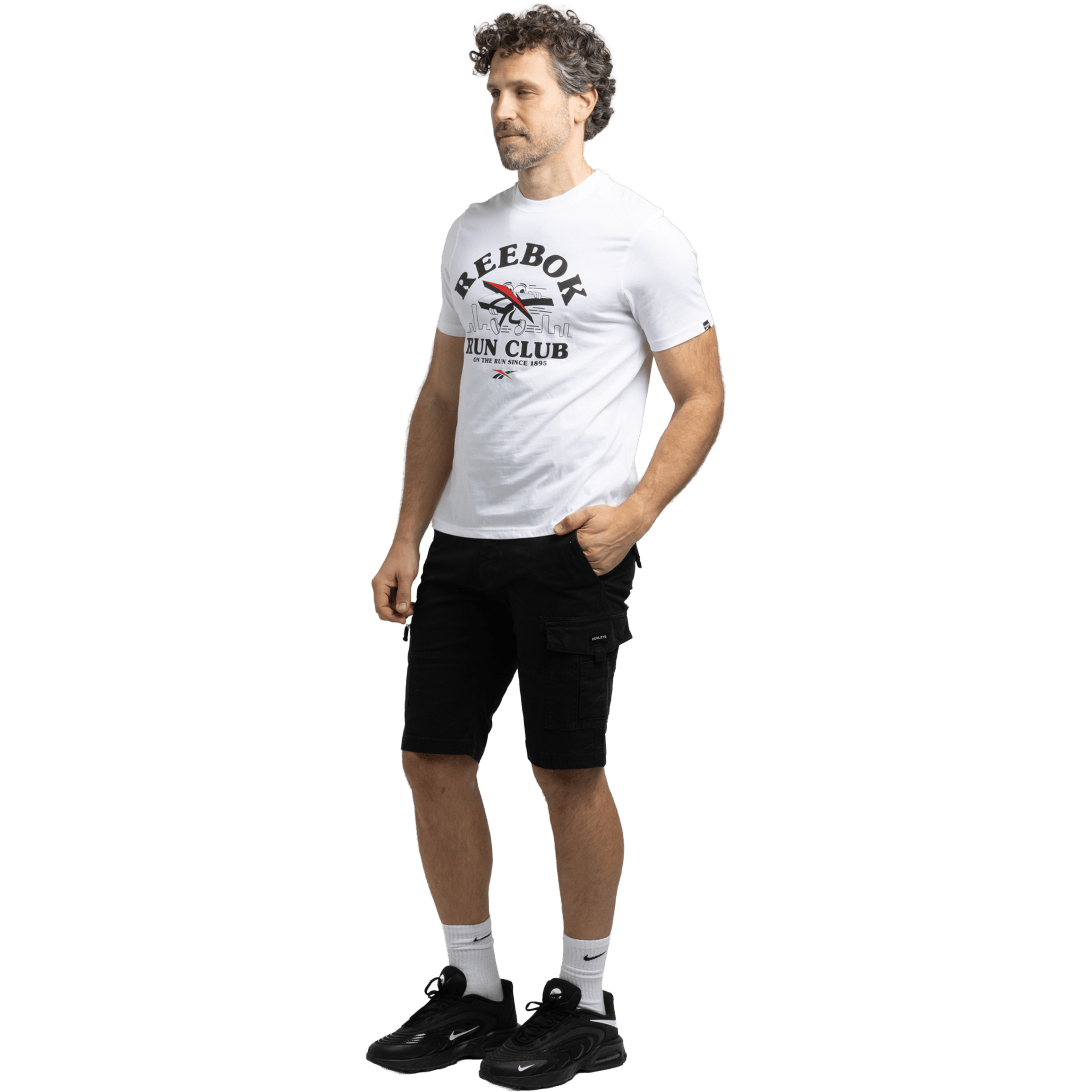 Mens Reebok Runner Graphic Tee