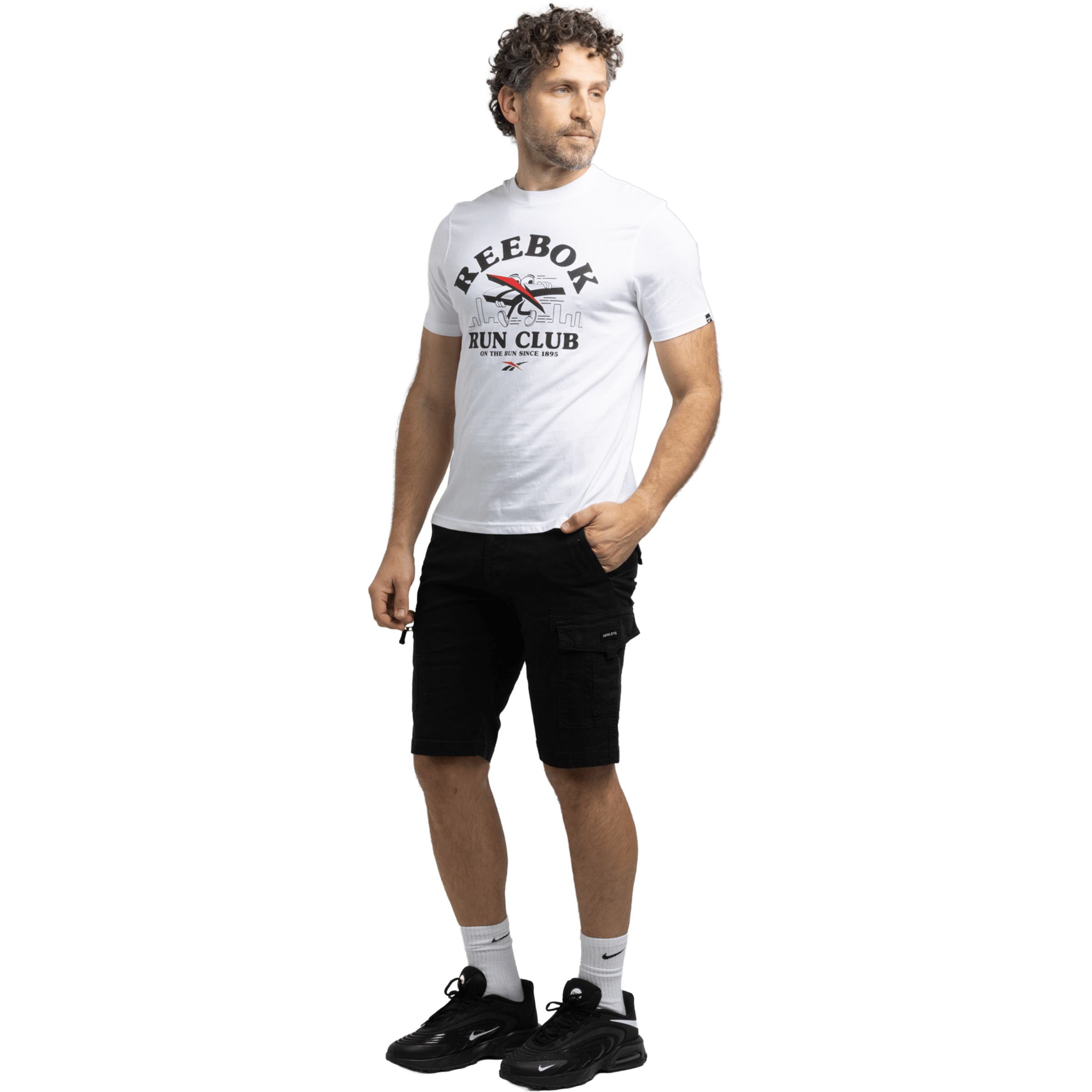 Mens Reebok Runner Graphic Tee