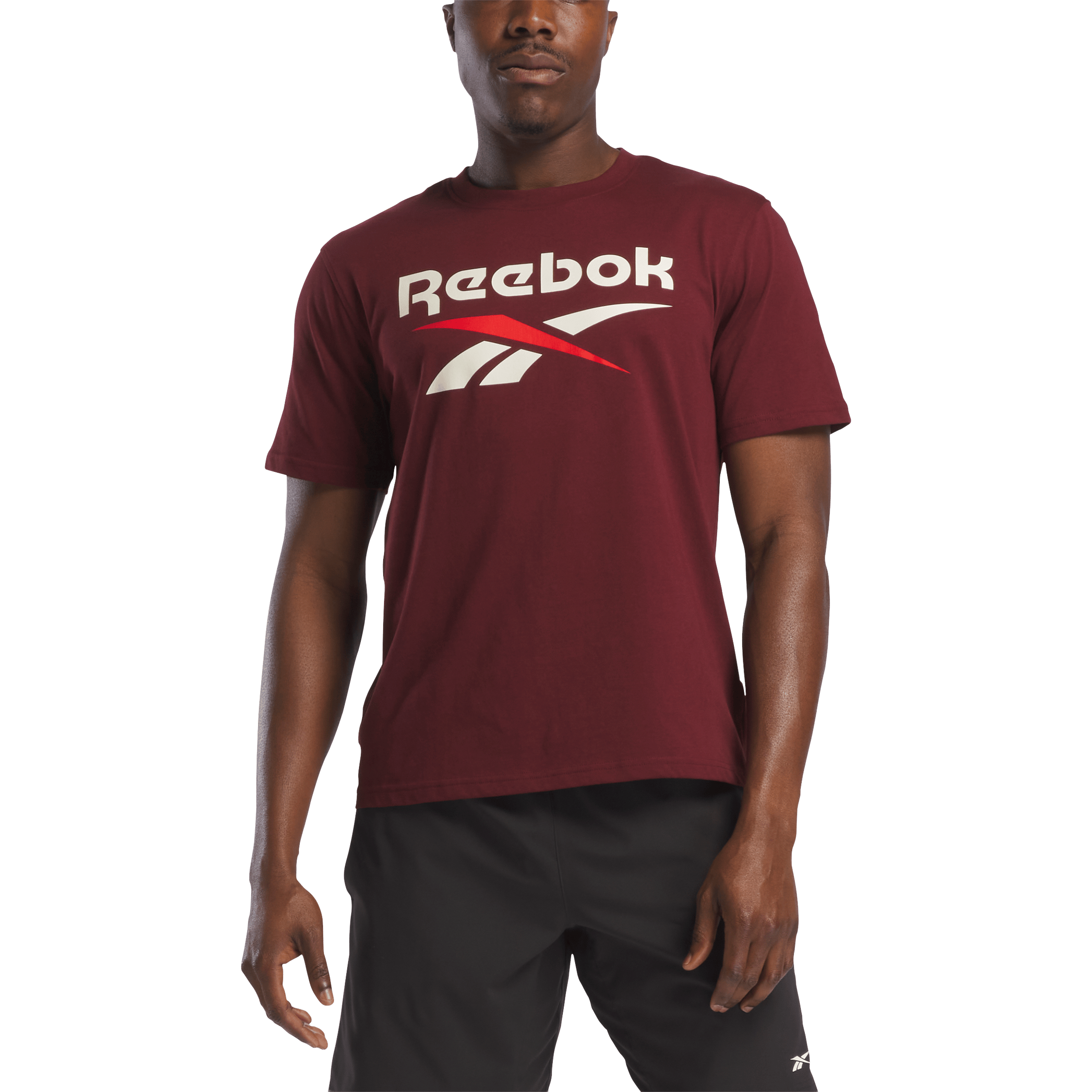 Mens Reebok BRUNO BIG LOGO CREW NECK SS TEE