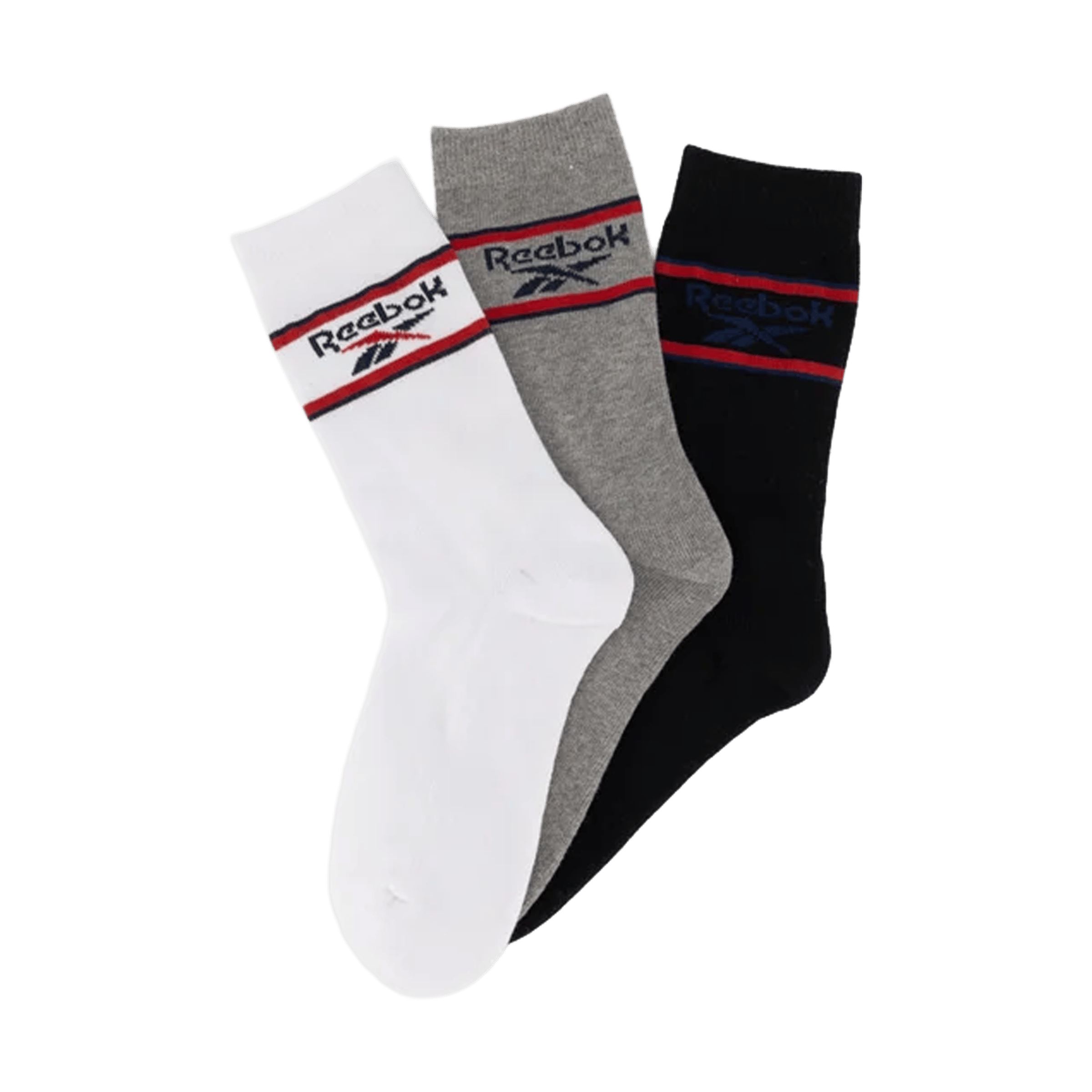 Unisex Reebok (3pk) Sports Classic Crew Socks