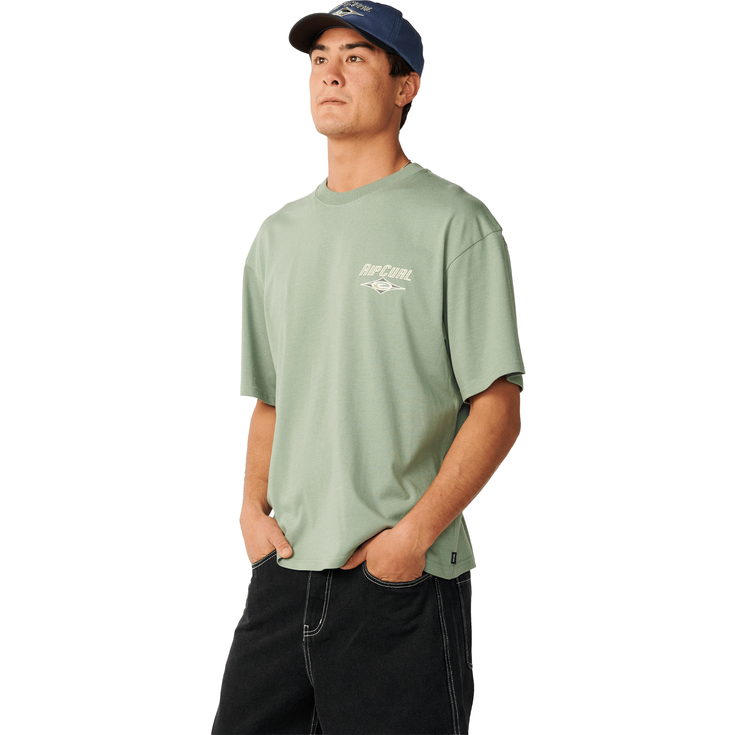 Mens Rip Curl Heritage Icon Tee