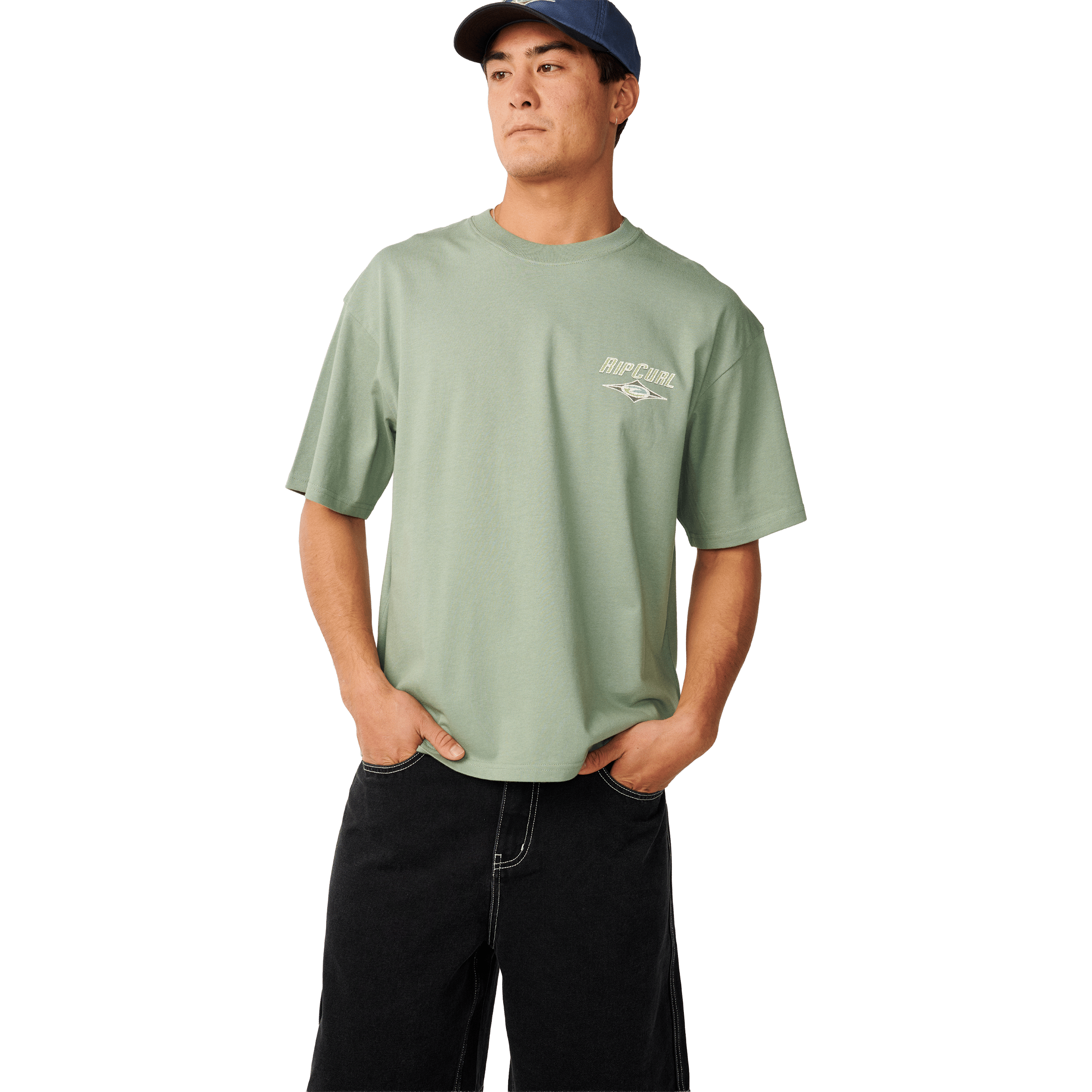 Mens Rip Curl Heritage Icon Tee