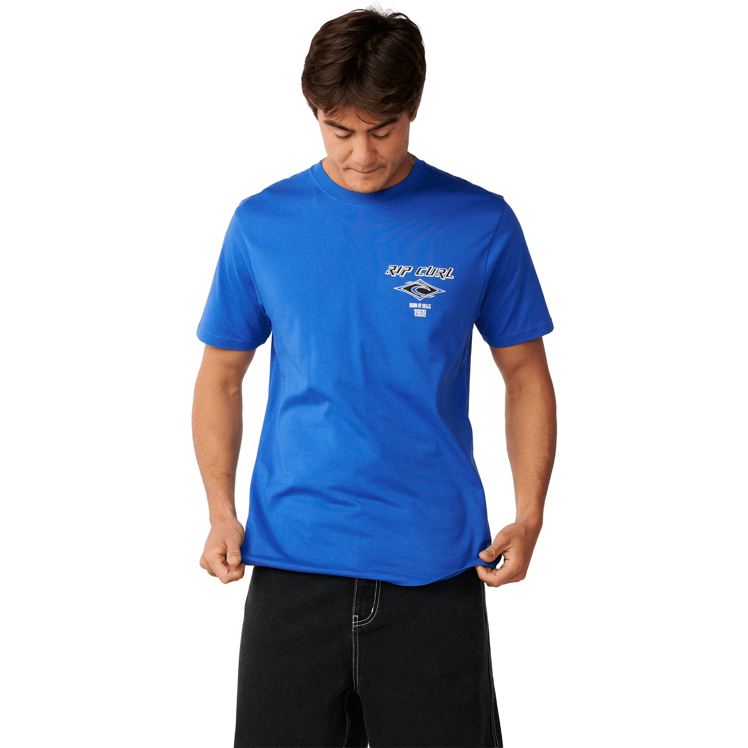 Mens Rip Curl Fade Out Icon Tee