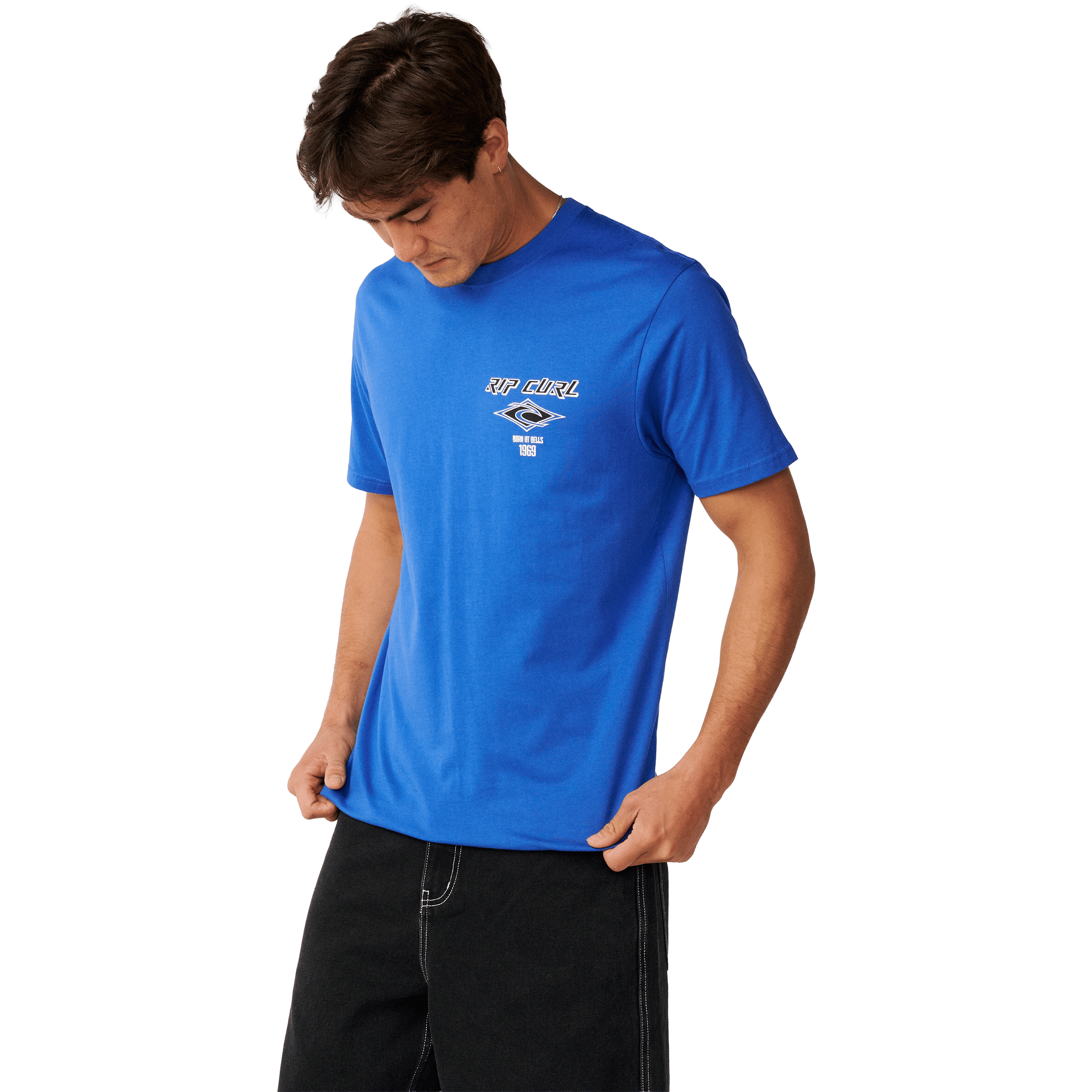 Mens Rip Curl Fade Out Icon Tee