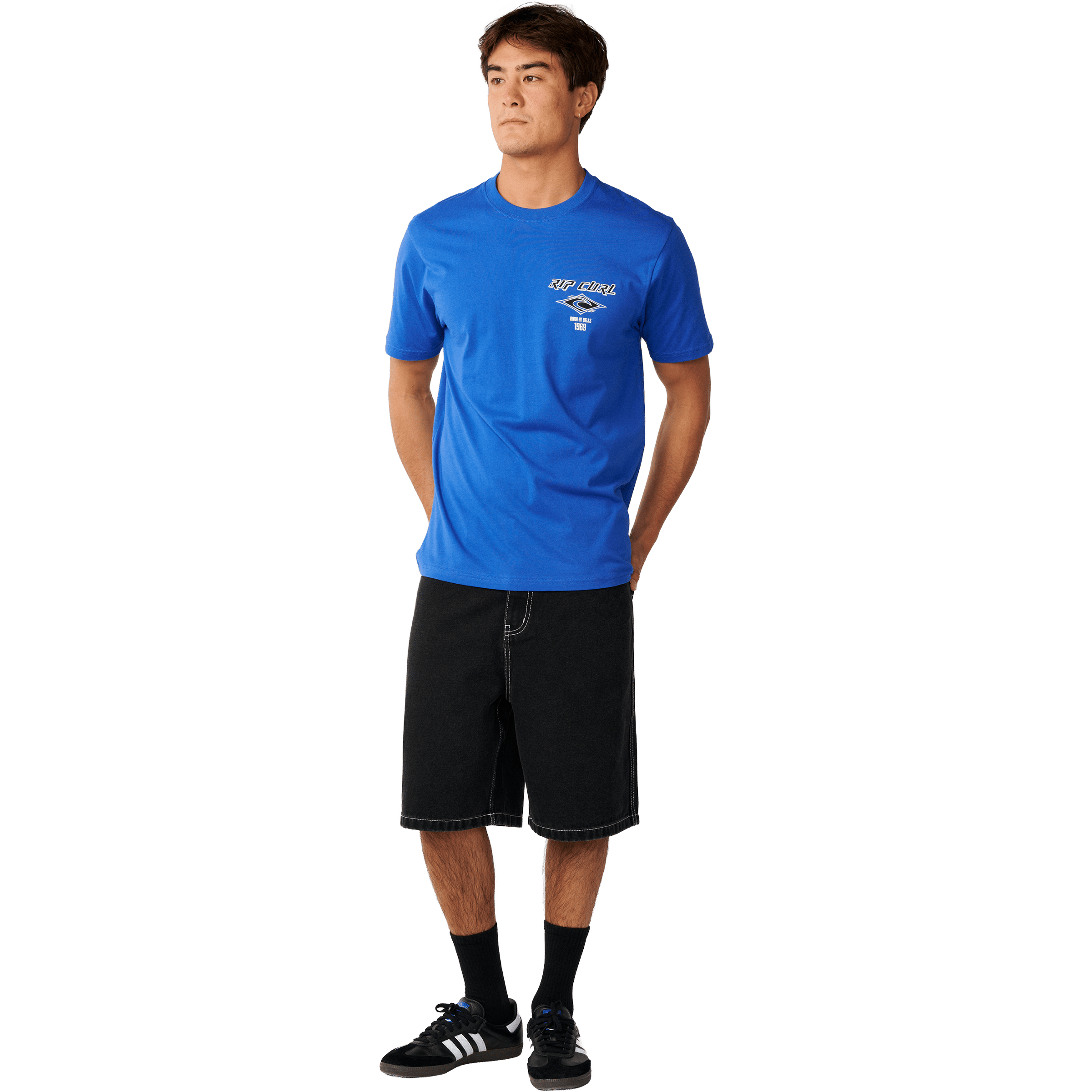 Mens Rip Curl Fade Out Icon Tee
