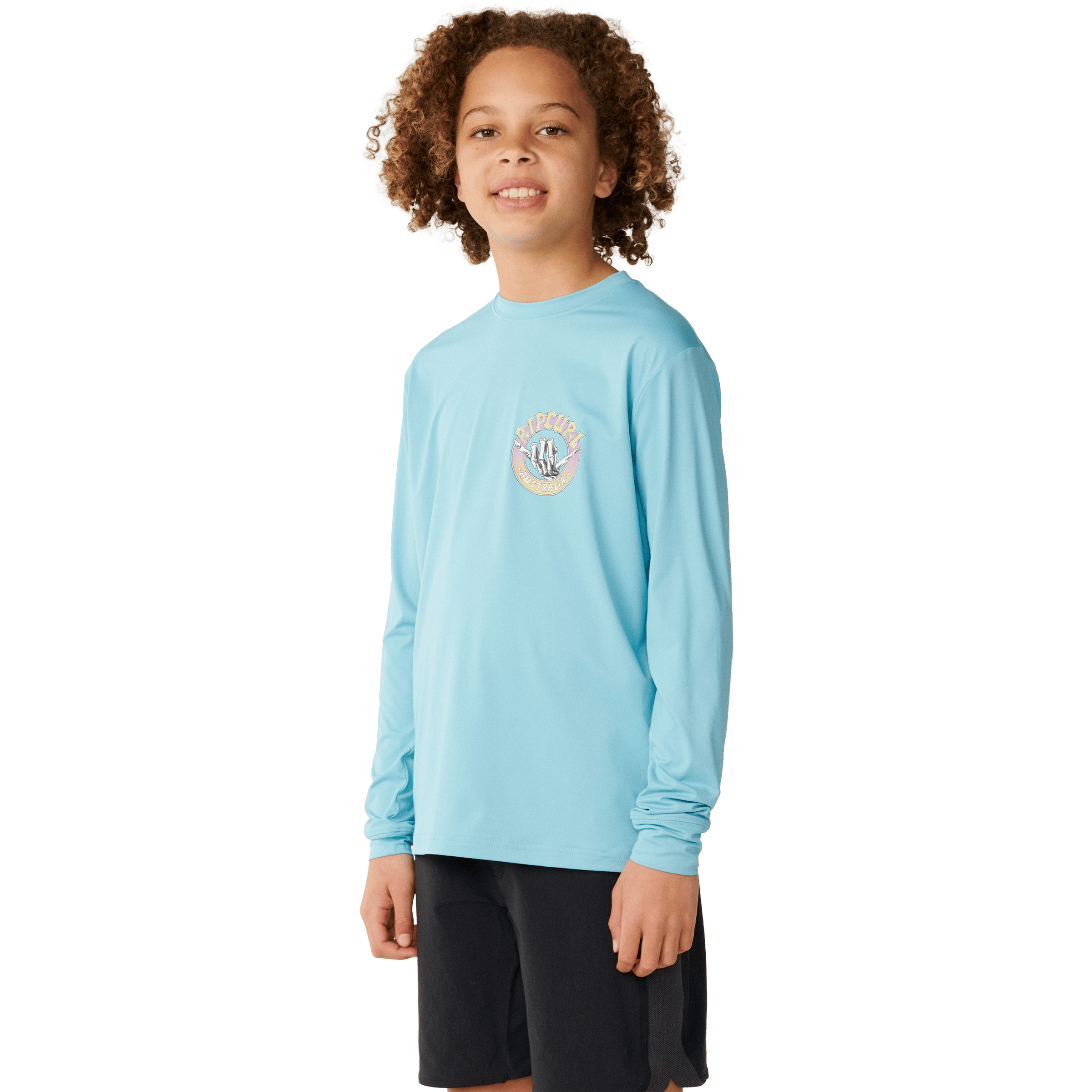Kids Rip Curl Desto Shred Shaka UPF Rash Vest