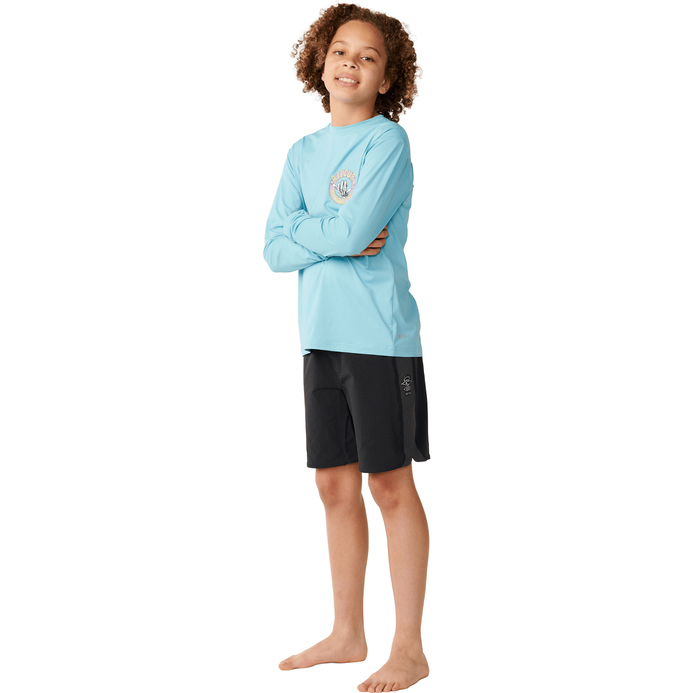 Kids Rip Curl Desto Shred Shaka UPF Rash Vest