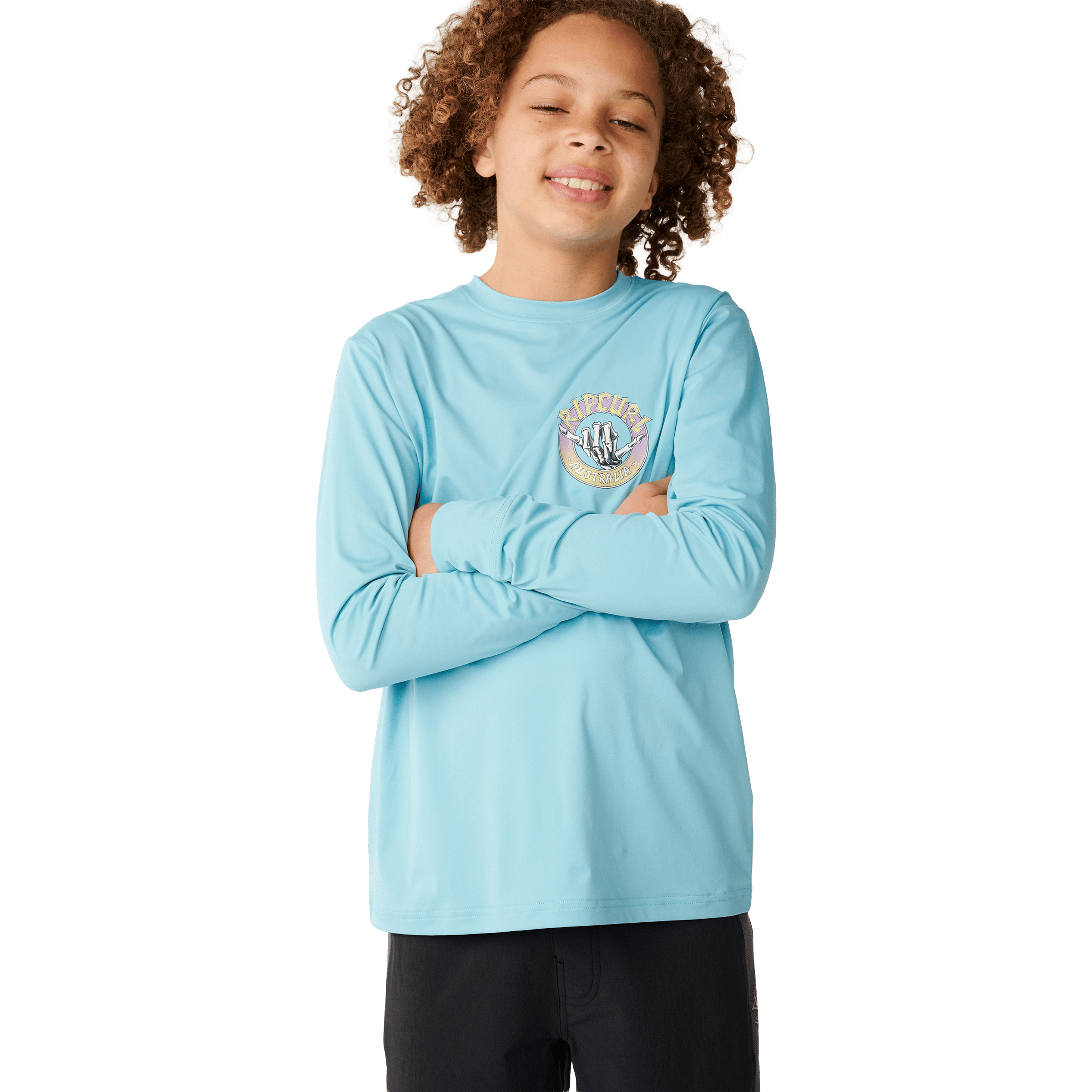 Kids Rip Curl Desto Shred Shaka UPF Rash Vest