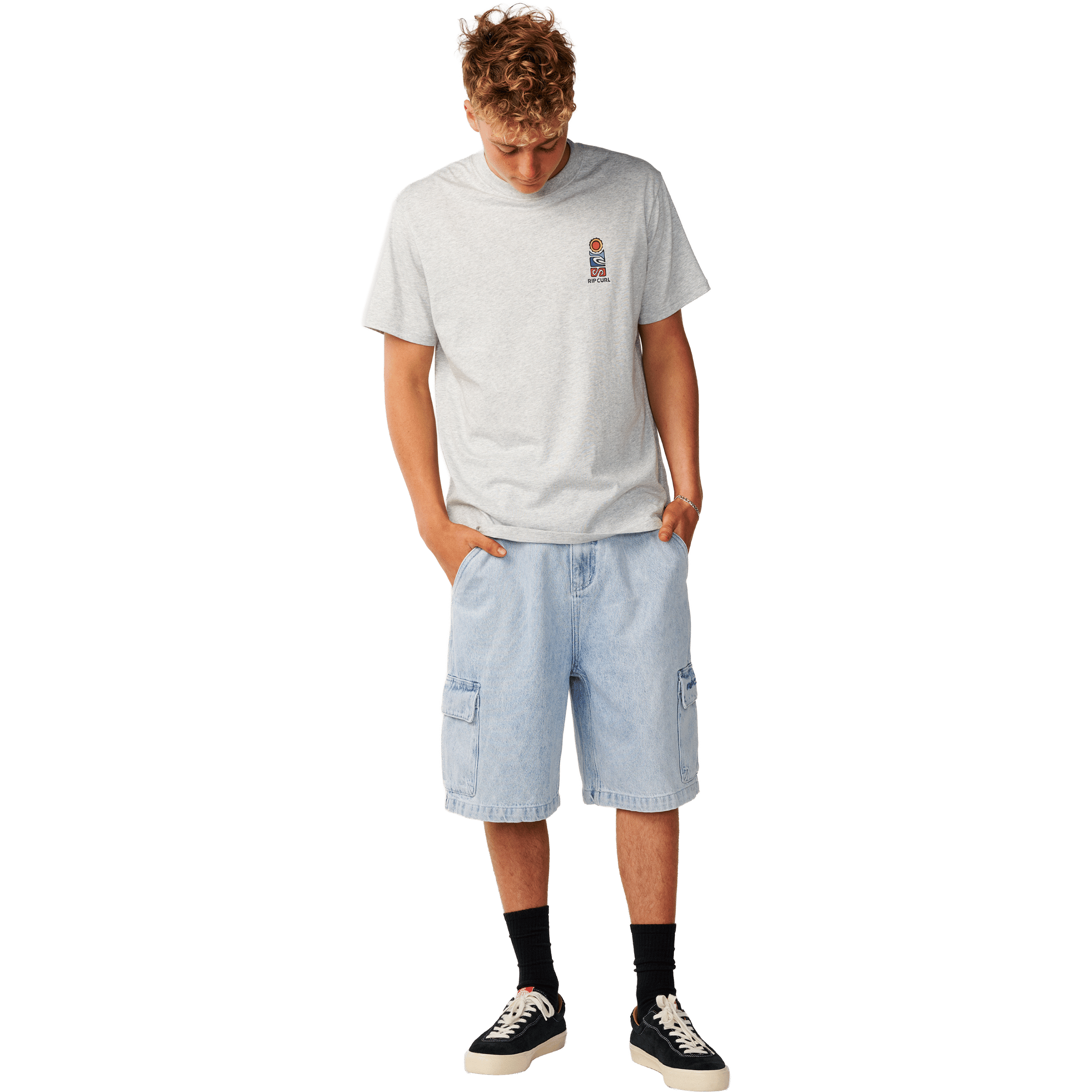 Mens Rip Curl Search Series Vapercool Stack Tee