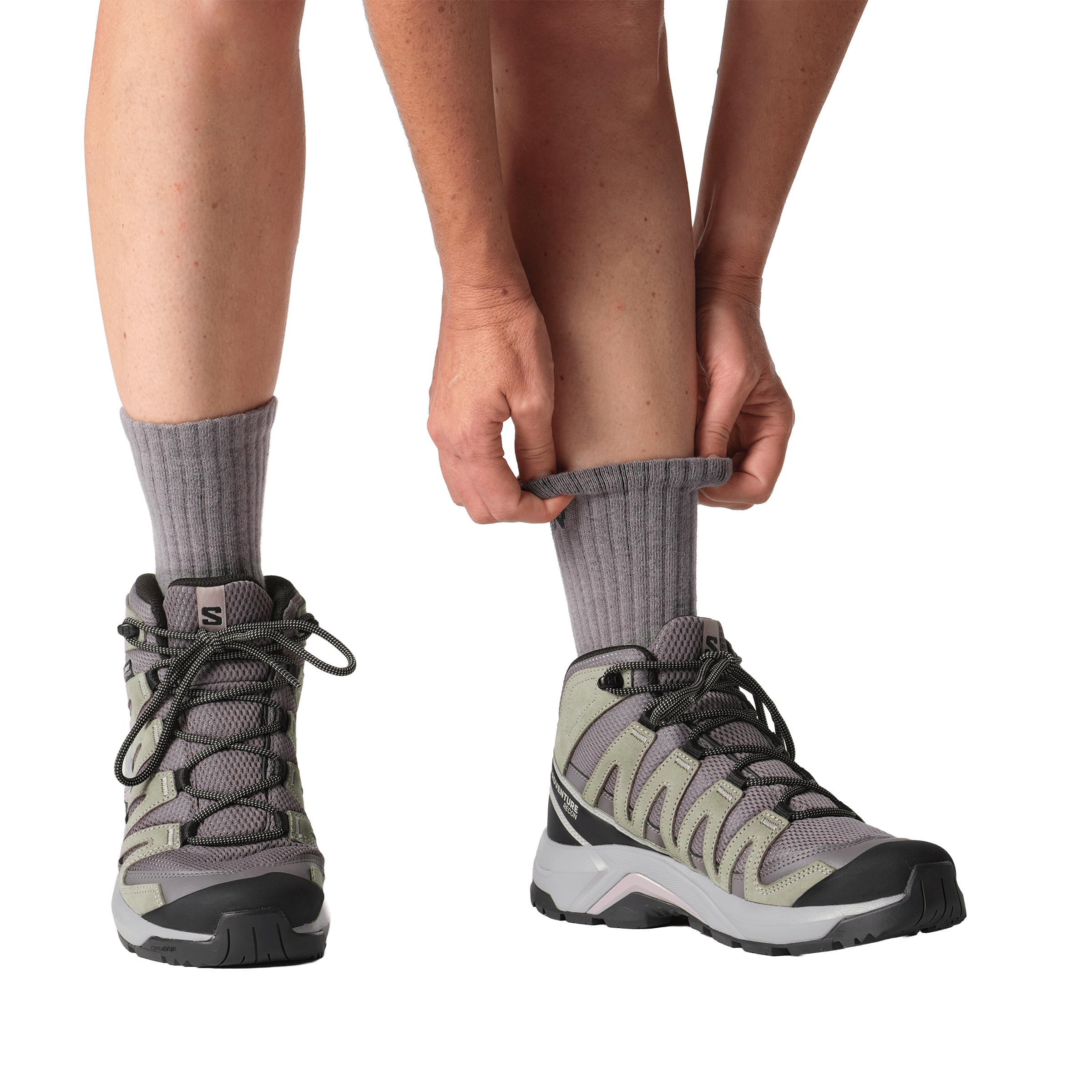 Womens Salomon X-Adventure Recon Mid (GTX-Waterproof) Hiking Boots