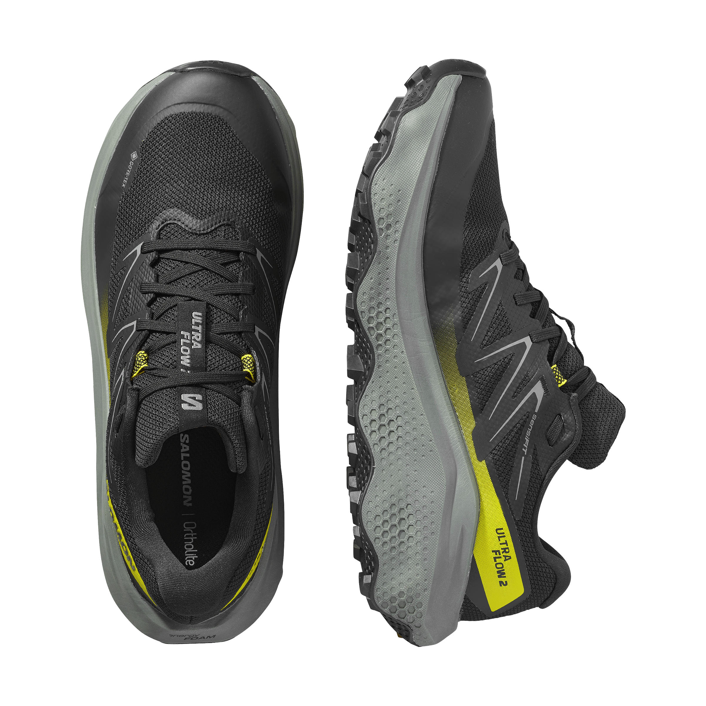 Mens Salomon Ultra Flow 2 (GTX-Waterproof) Trail Running Shoes