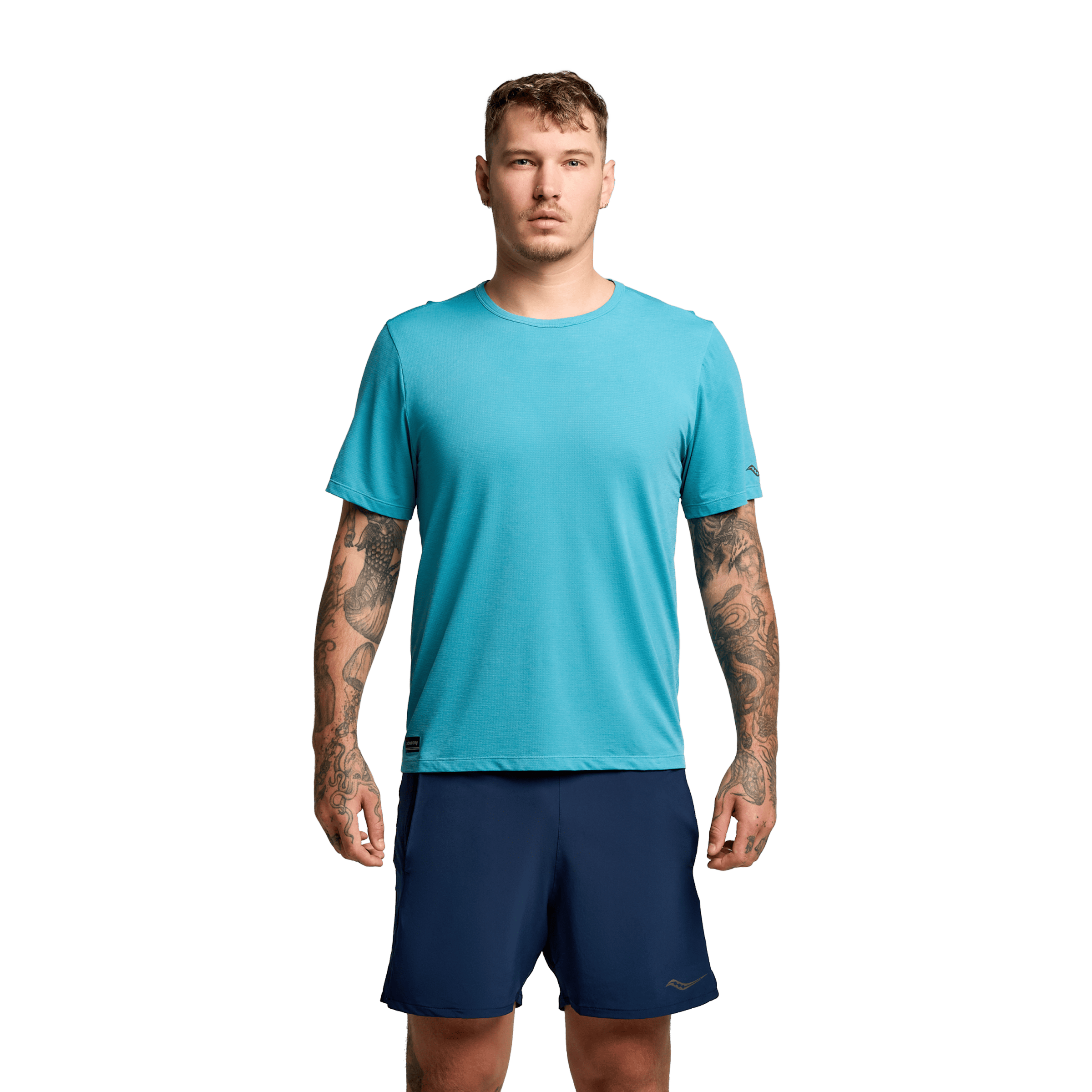 Mens Saucony Stopwatch Running Tee