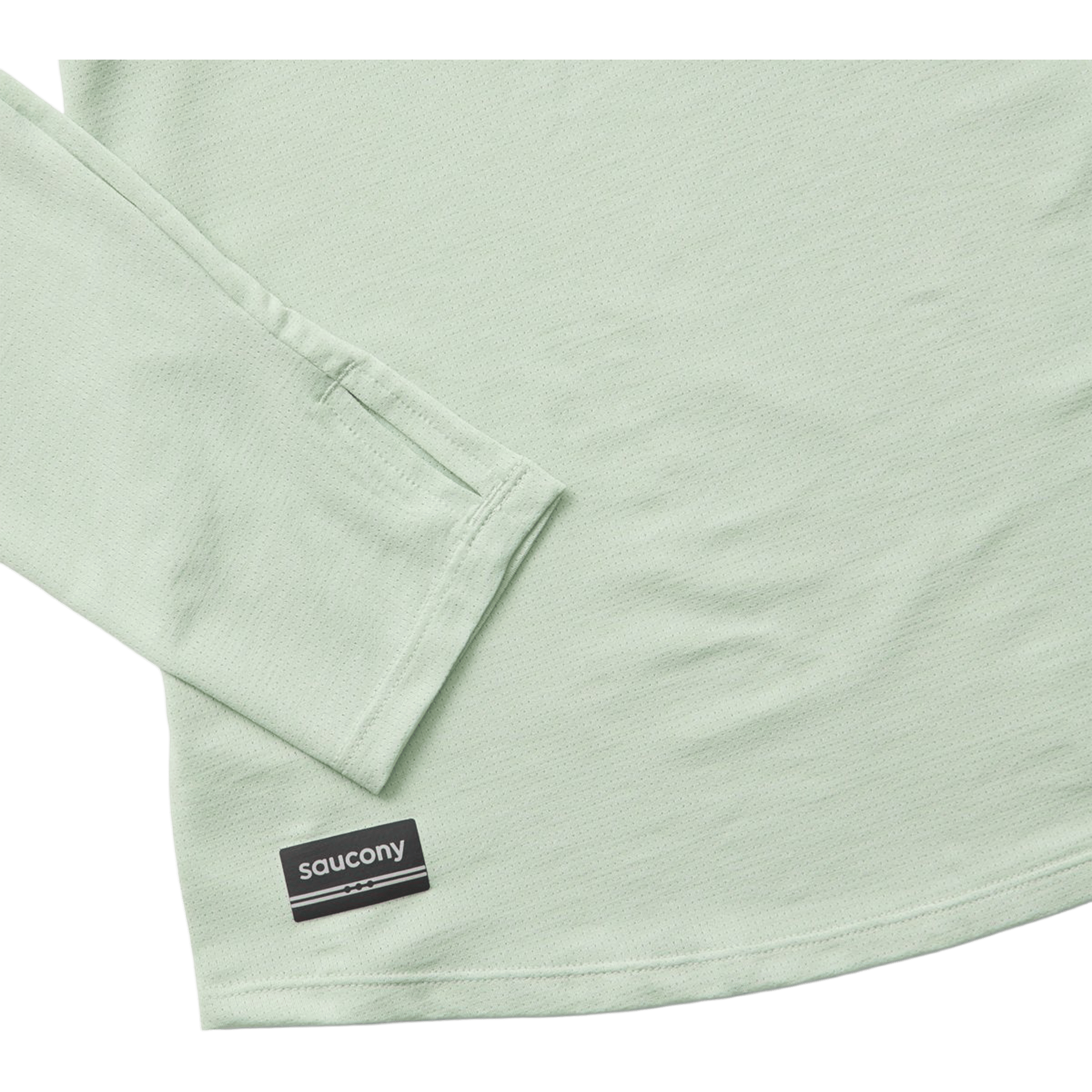 Womens Saucony Stopwatch (Long Sleeve) Running Tee