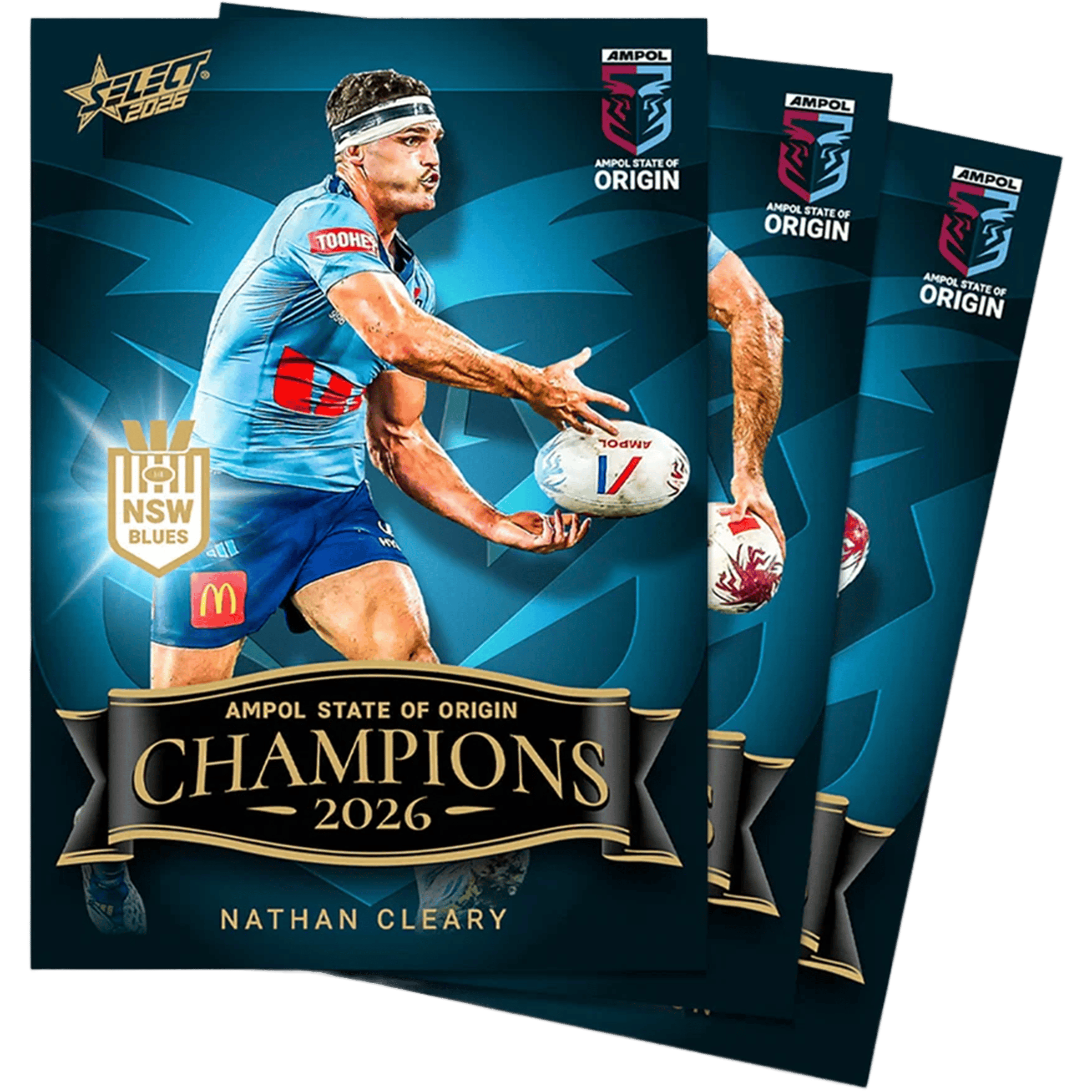 Select Cards 2026 State Of Origin NSW Blues Champions Card Set