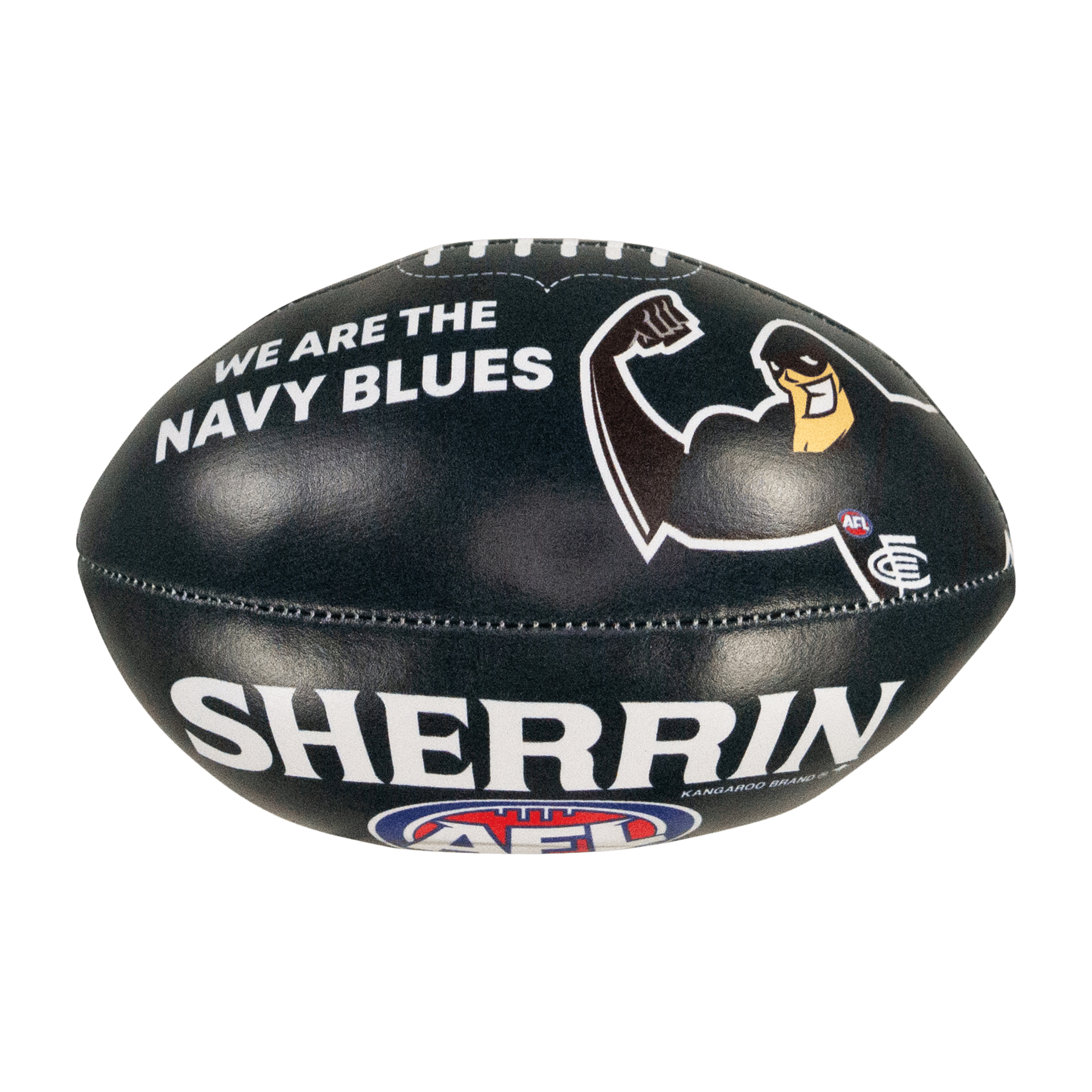 Sherrin AFL Team  (5-inch) Soft Footy Balls (Carlton Blues)