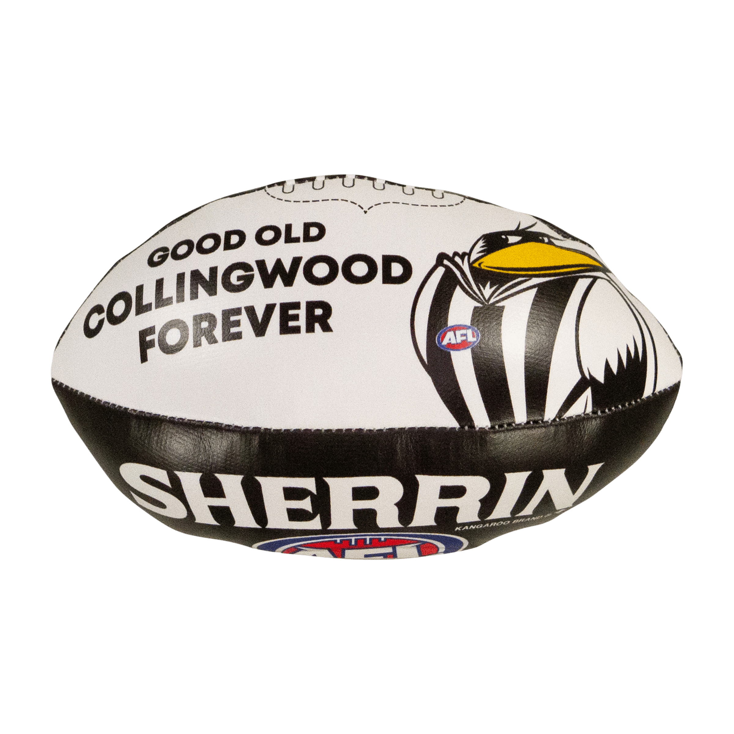 Sherrin AFL Team  (5-inch) Soft Footy Balls (Collingwood Magpies)