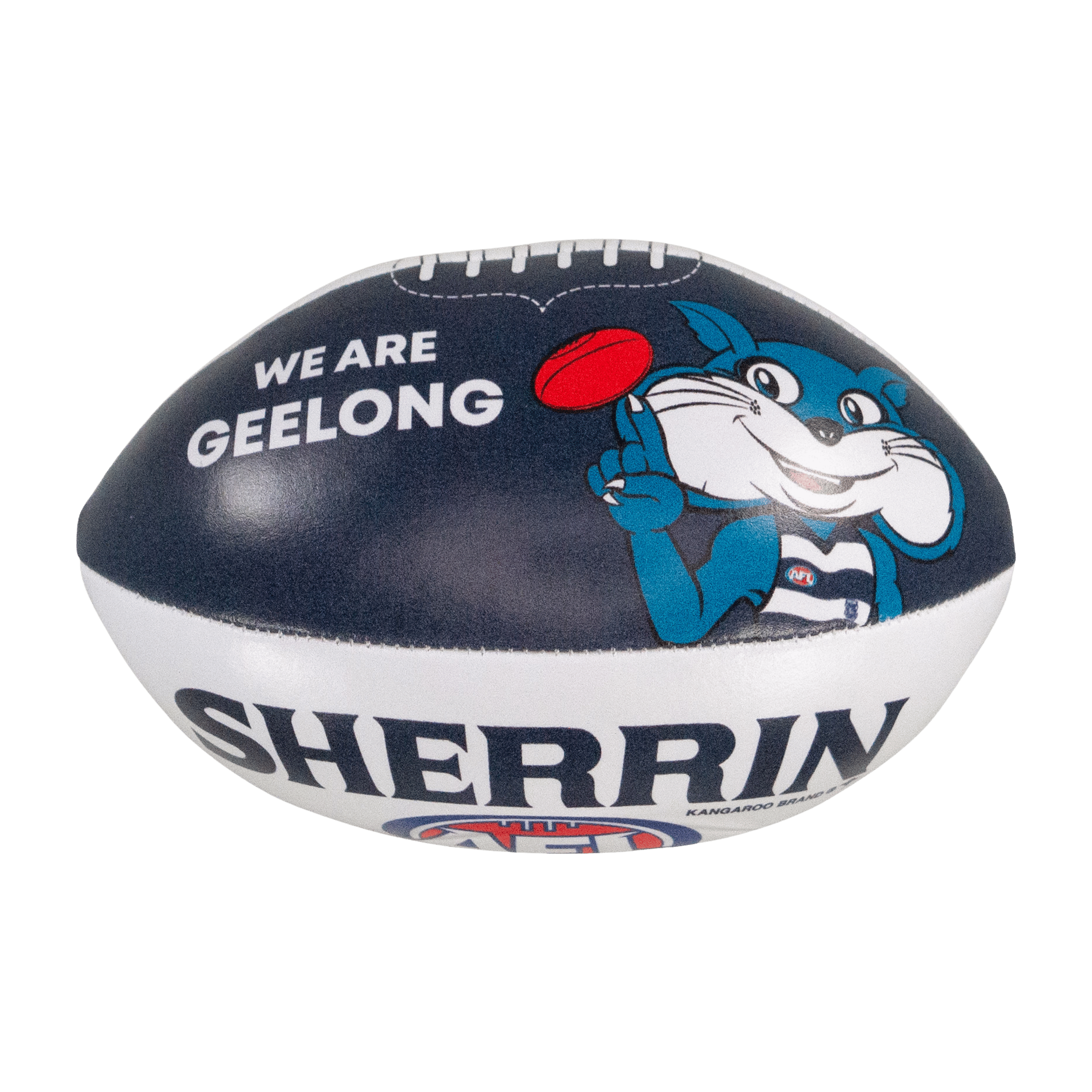 Sherrin AFL Team  (5-inch) Soft Footy Balls (Geelong Cats)